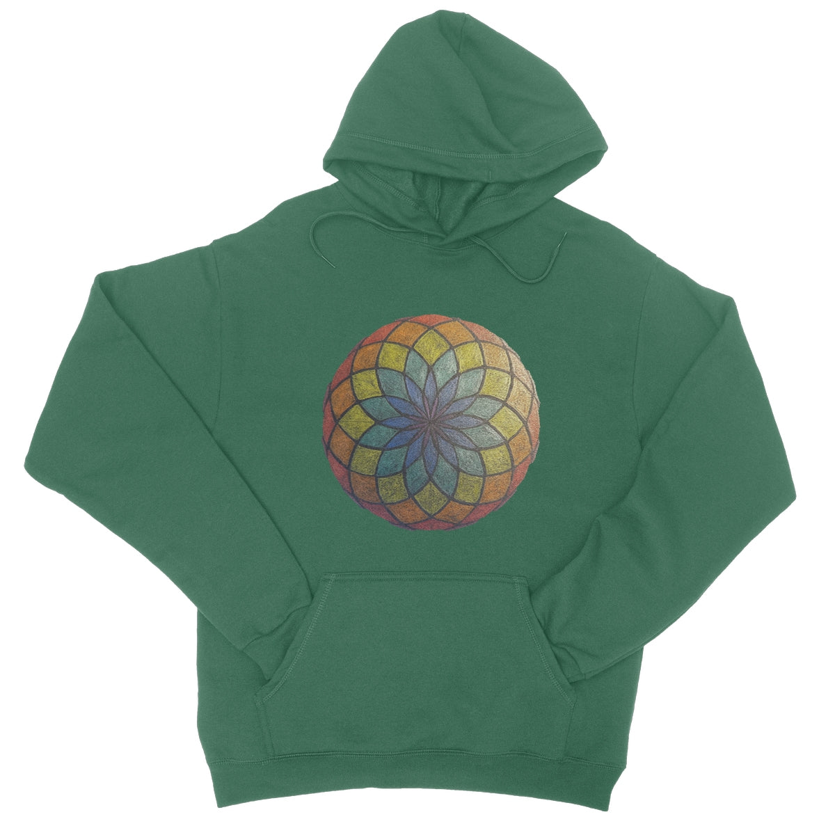 Lotus of Life in Colour College Hoodie