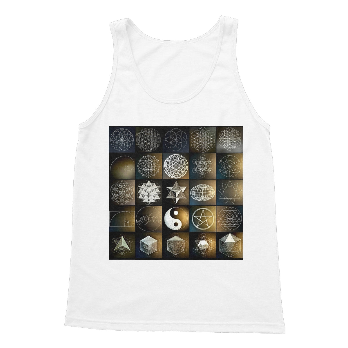 Sacred Geometry Unity Softstyle Tank Top