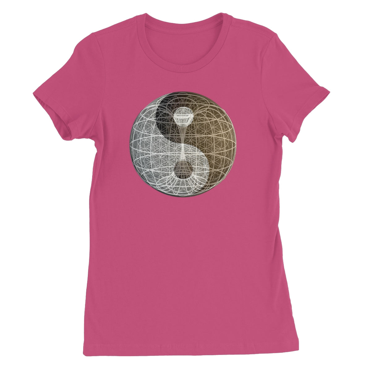 Yin Yang, Torus, Flower of Life, Unity Women's Favourite T-Shirt