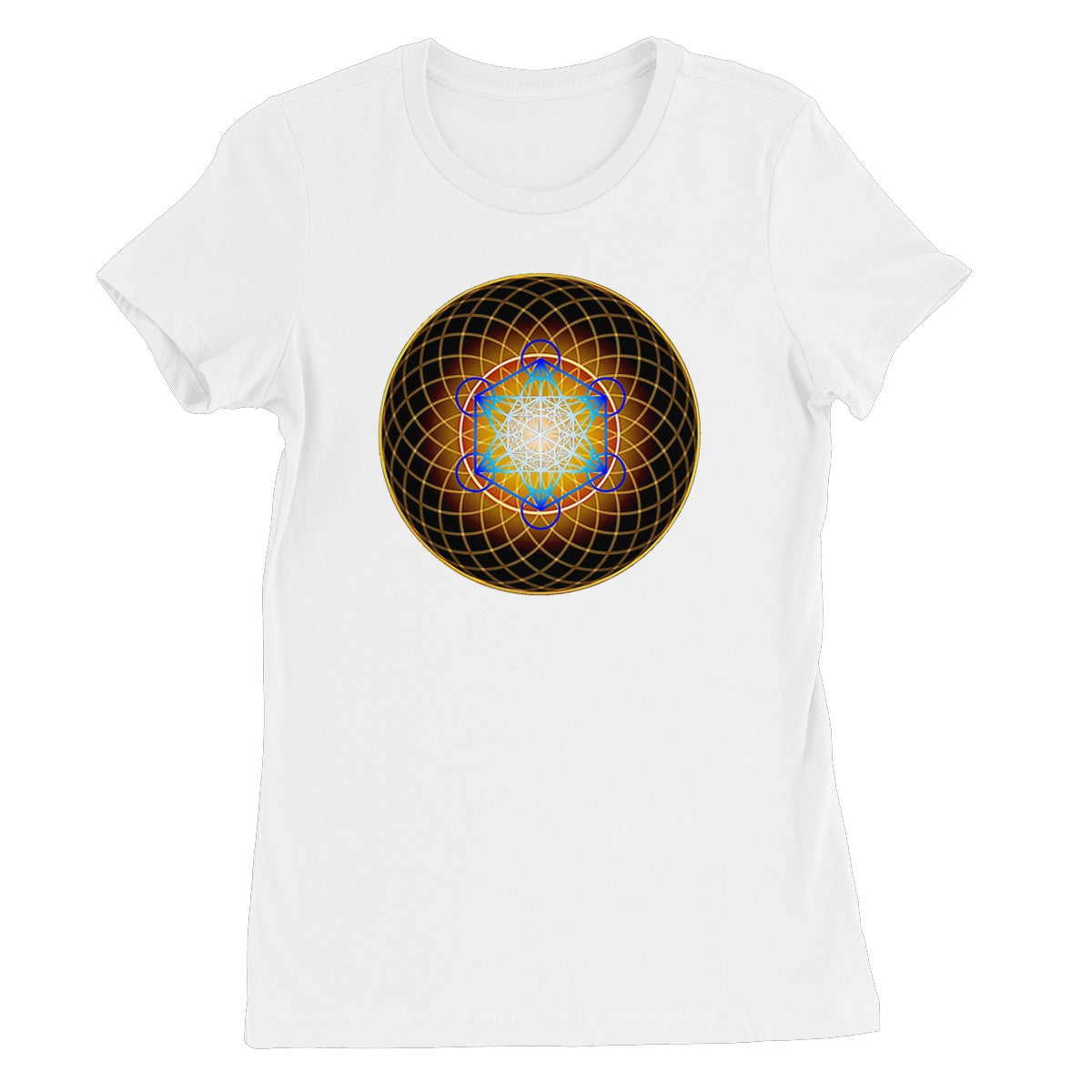 Metatron's Cube inside a New Flower of Life Women's Favourite T-Shirt