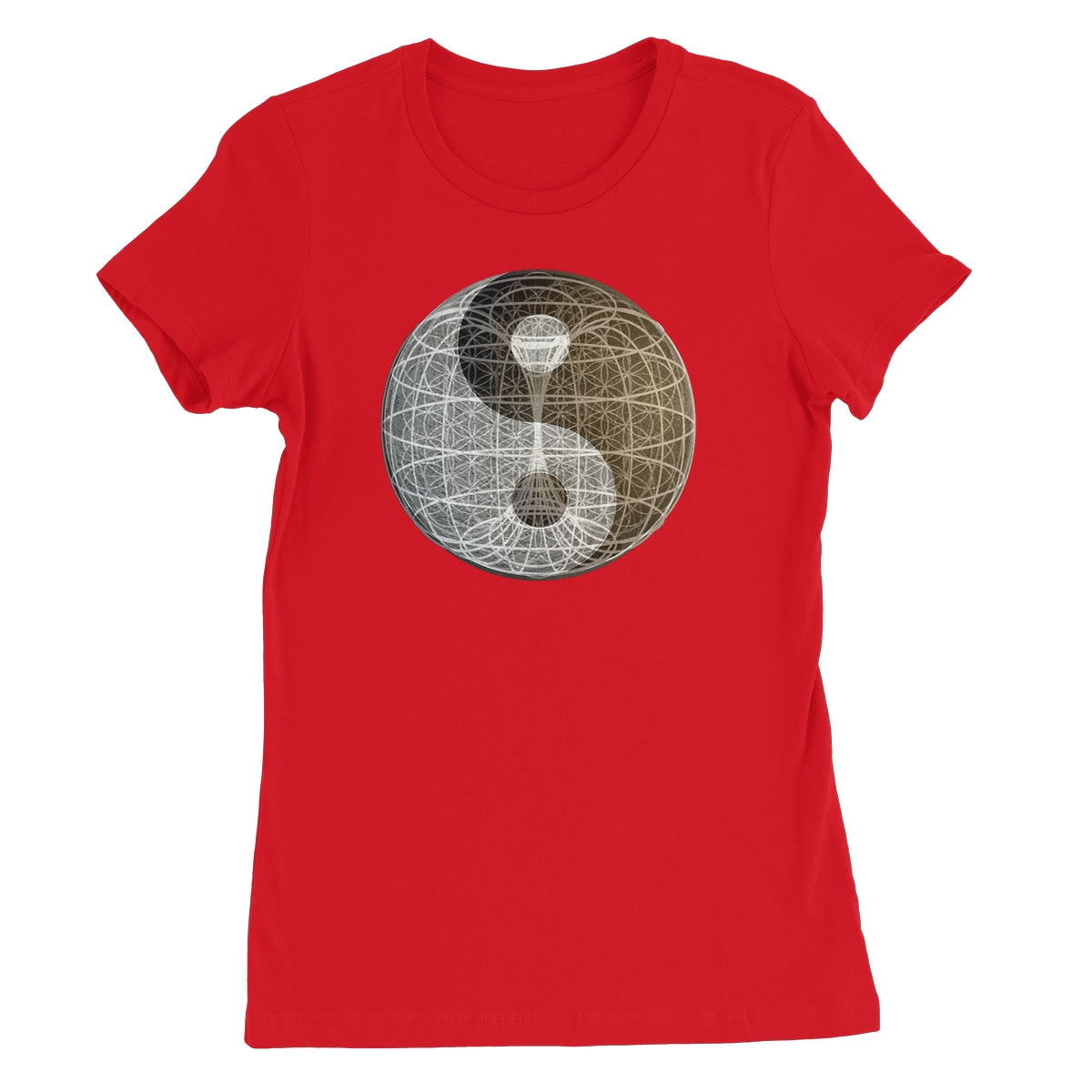 Yin Yang, Torus, Flower of Life, Unity Women's Favourite T-Shirt