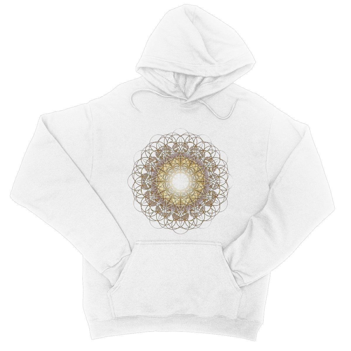 Double Fruit of Life Glow College Hoodie