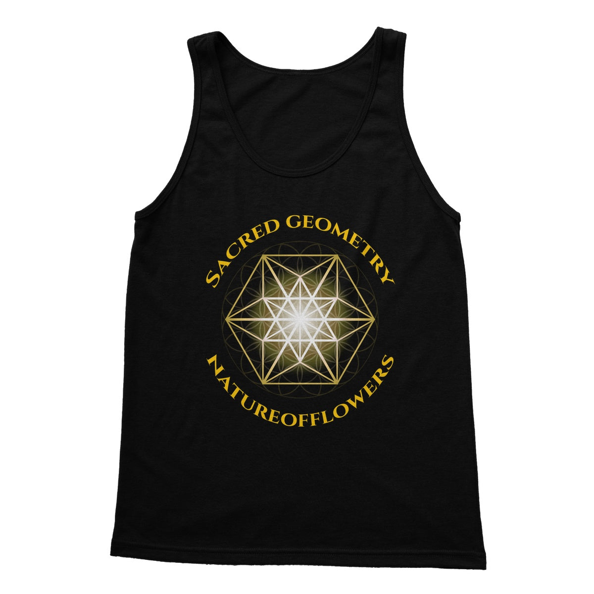 Sacred Geometry Natureofflowers Softstyle Tank Top