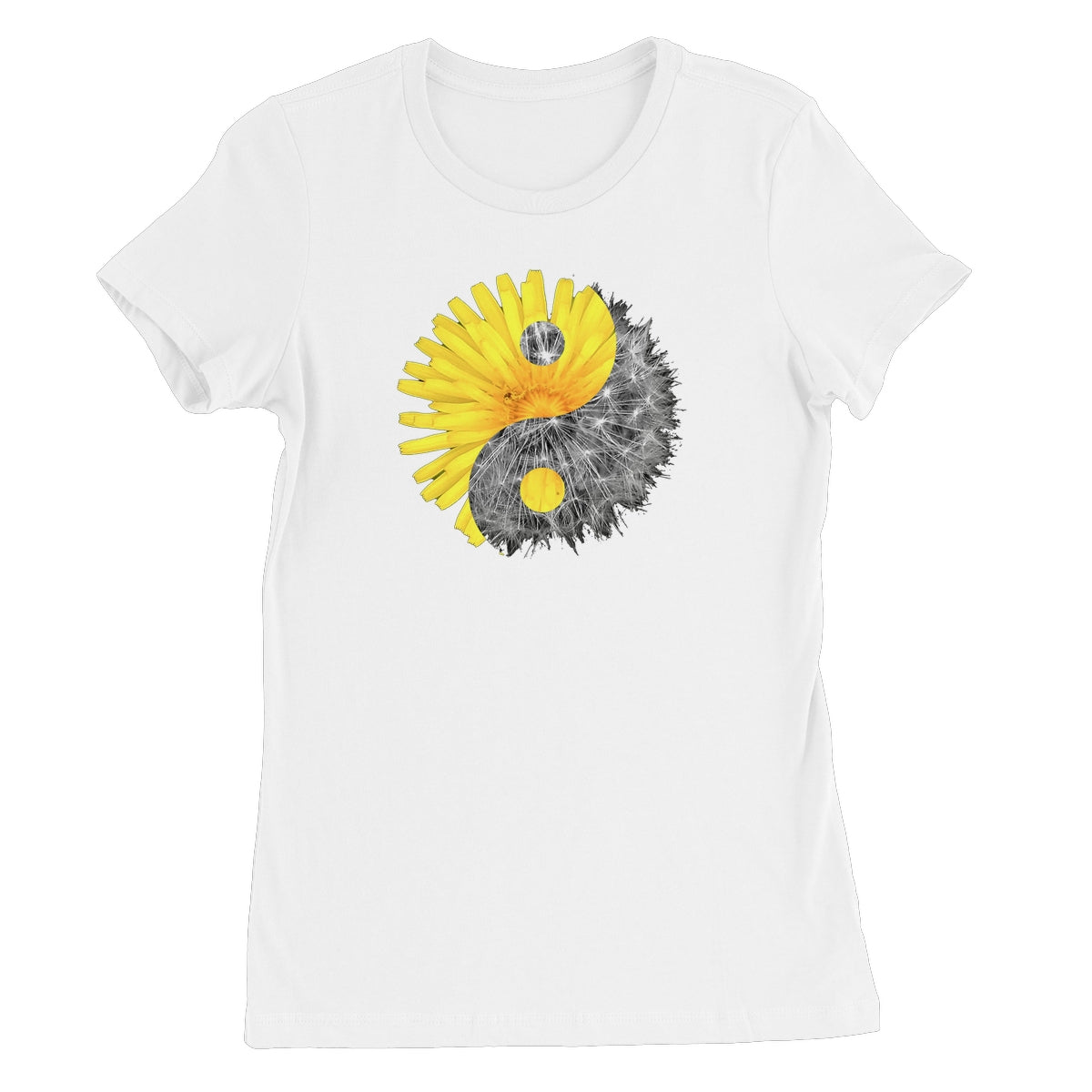 Dandelion Yin Yang  Women's Favourite T-Shirt