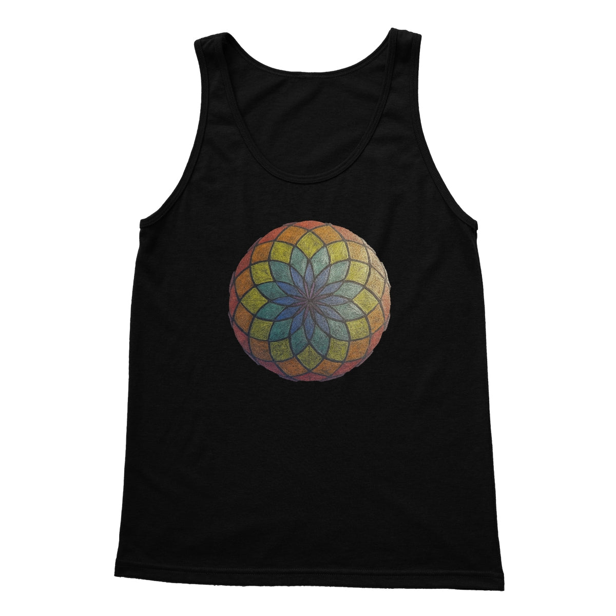 Lotus of Life in Colour Softstyle Tank Top