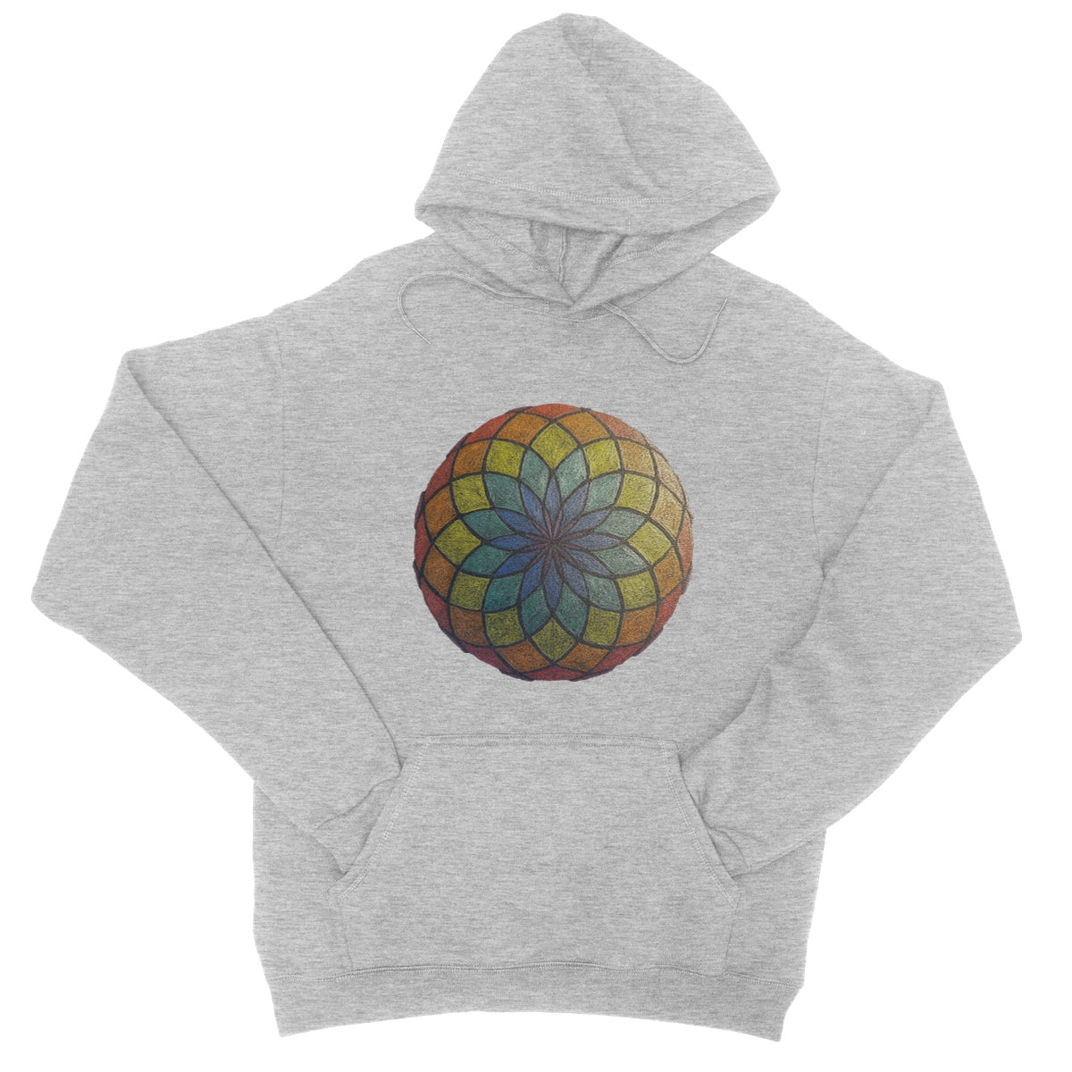 Lotus of Life in Colour College Hoodie