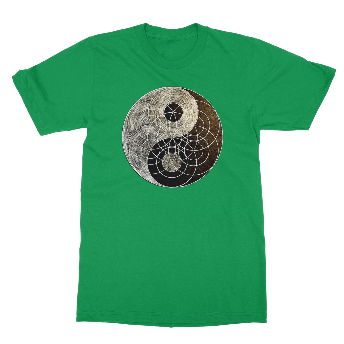 Yin Yang Golden Circle Softstyle T-Shirt