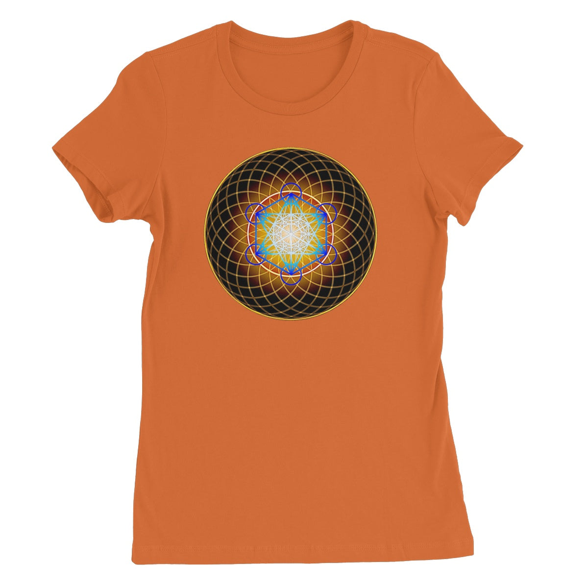 Metatron's Cube inside a New Flower of Life Women's Favourite T-Shirt