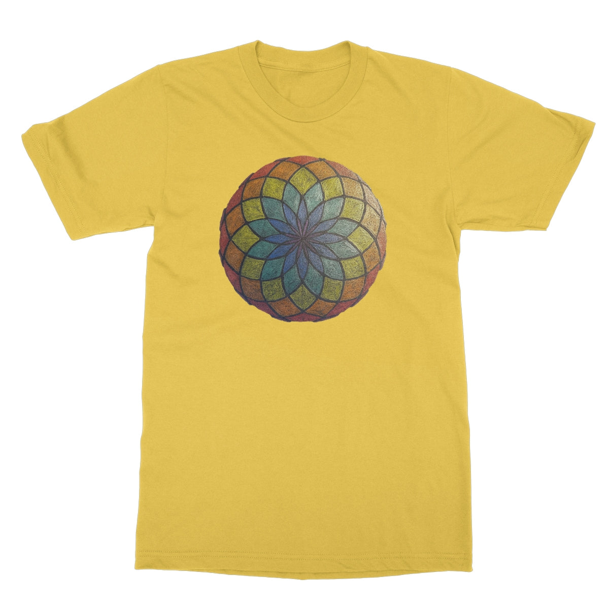 Lotus of Life in Colour Softstyle T-Shirt