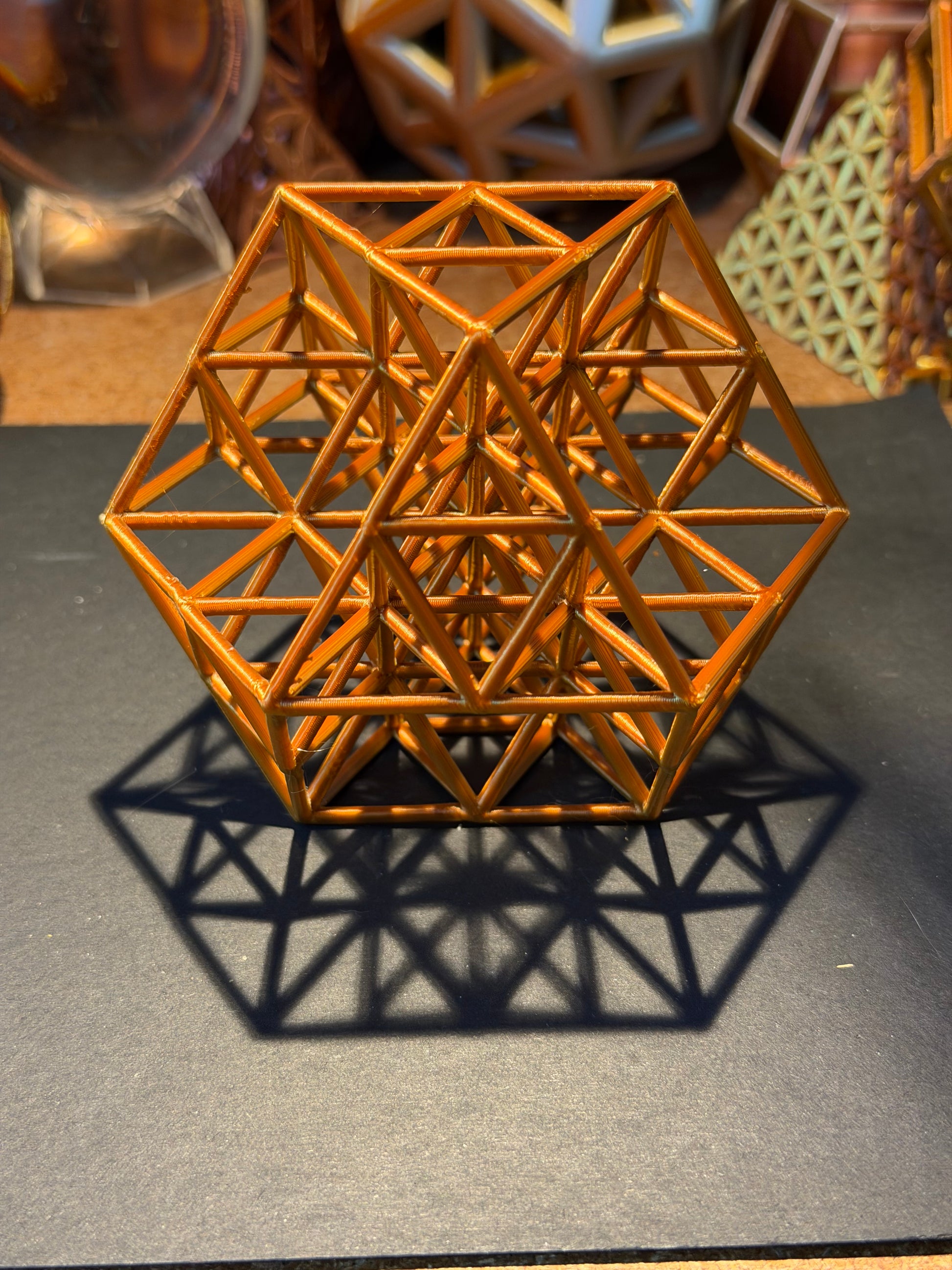 The Vector Equilibrium | 3D Printed Geometric Sculpture - Nature of Flowers
