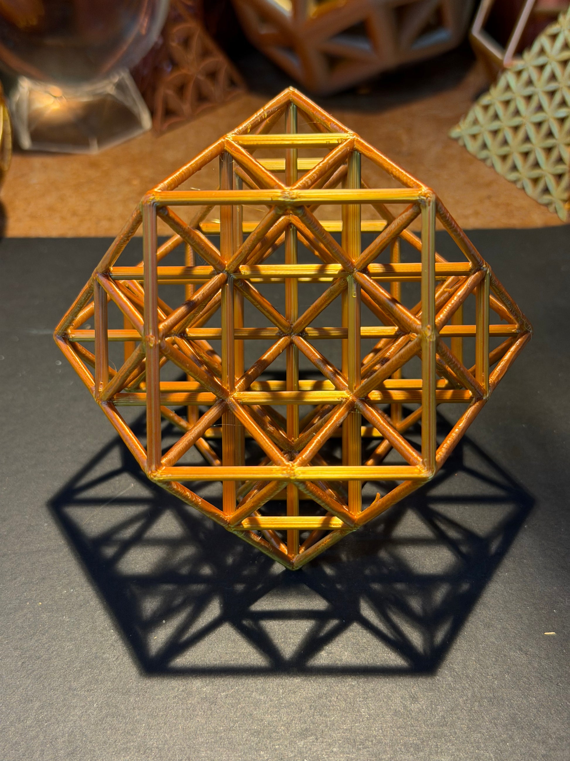 The Vector Equilibrium | 3D Printed Geometric Sculpture - Nature of Flowers
