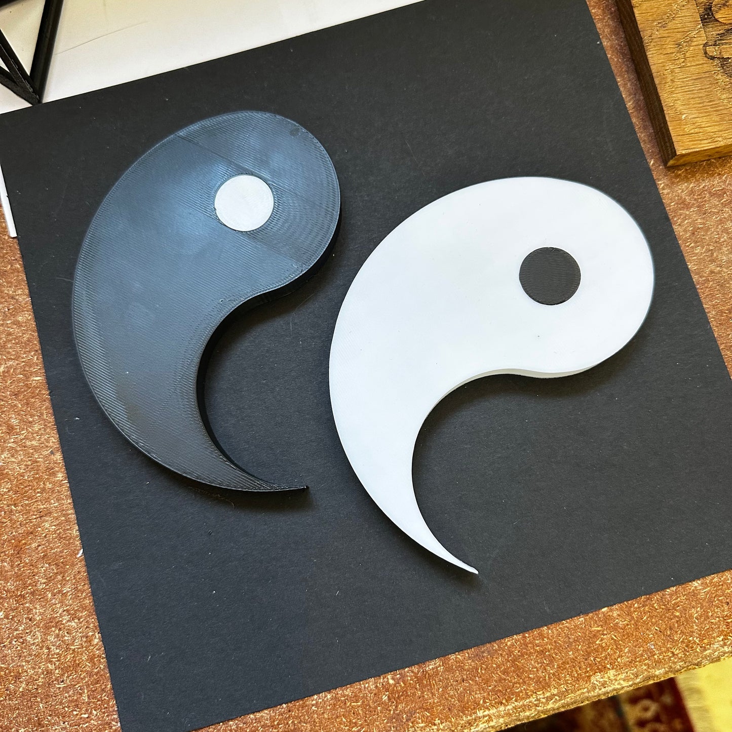 3D Printed Yin Yang Sculpture – Duality in Perfect Balance