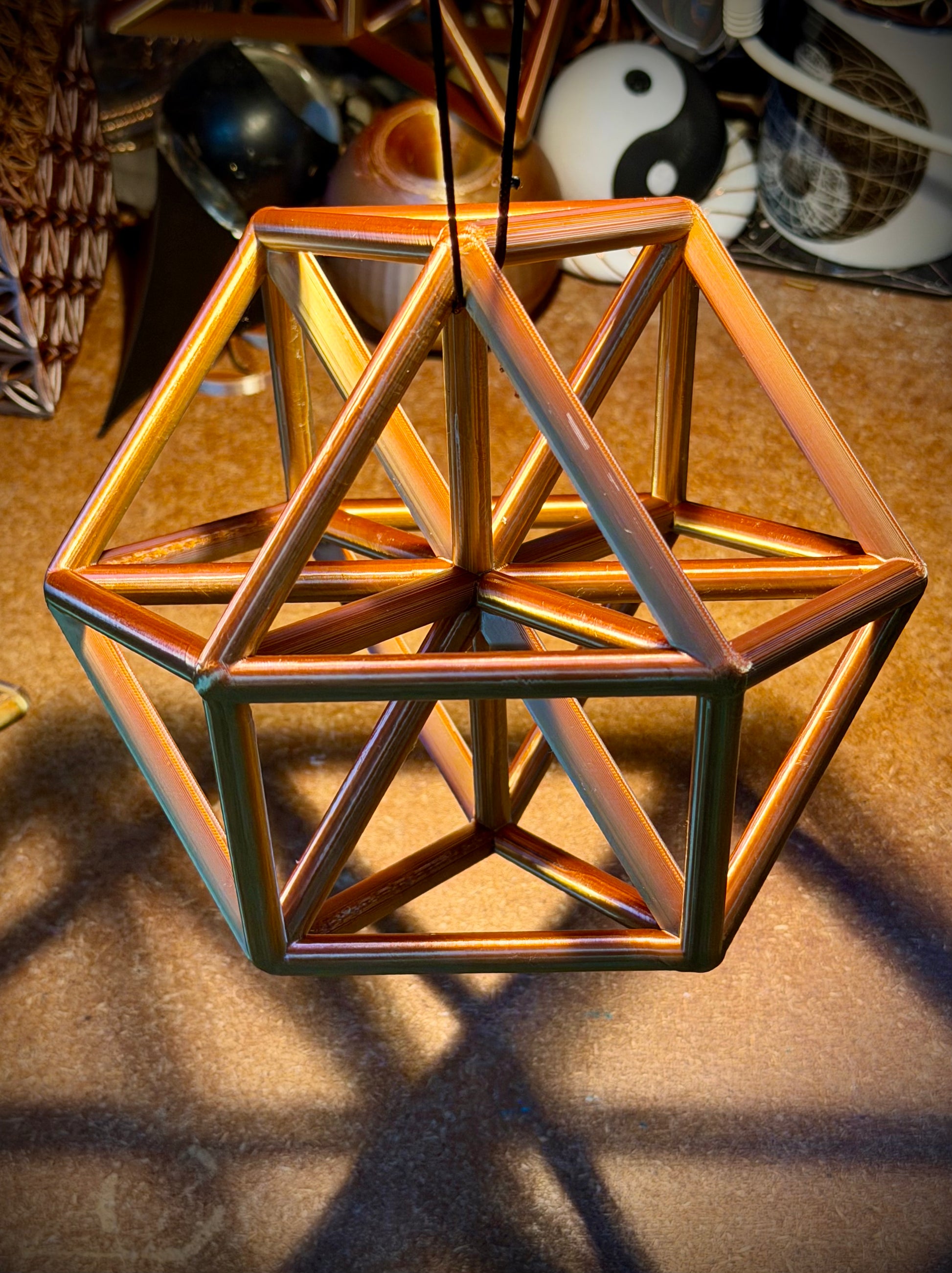 The Vector Equilibrium: 190mm Sacred Geometry Sculpture - Nature of Flowers