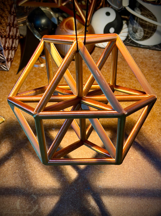 The Vector Equilibrium: 190mm Sacred Geometry Sculpture - Nature of Flowers