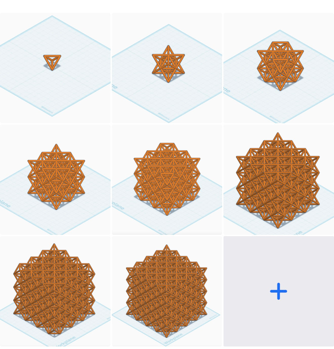 Geometric Elegance: Modular Tetrahedral Matrix Collection