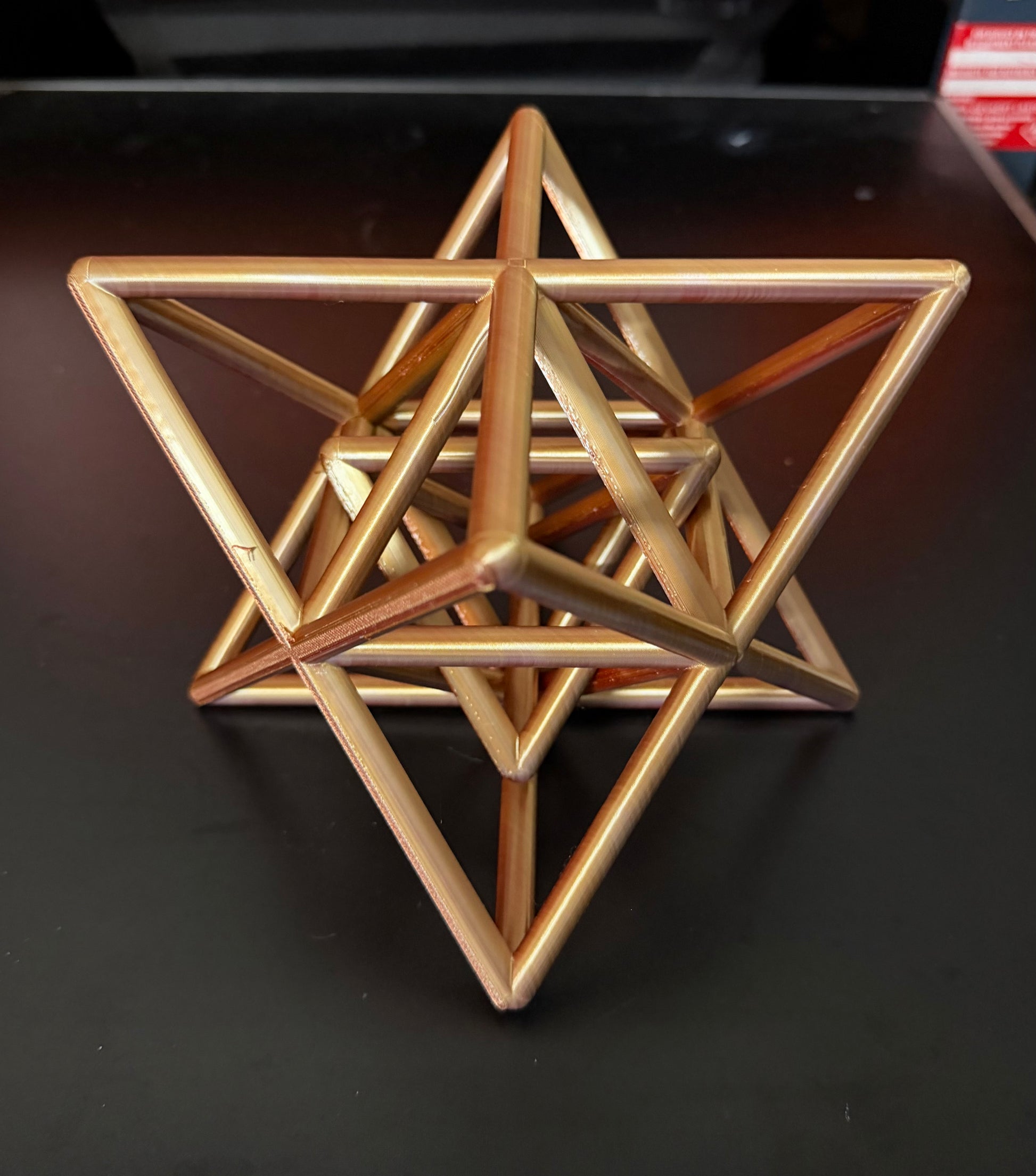 The Merkaba with Floating Central Tetrahedron. large 190mm edition - Nature of Flowers