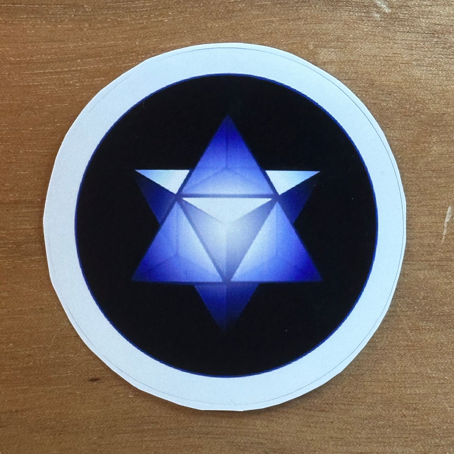 merkaba in Blue Sticker