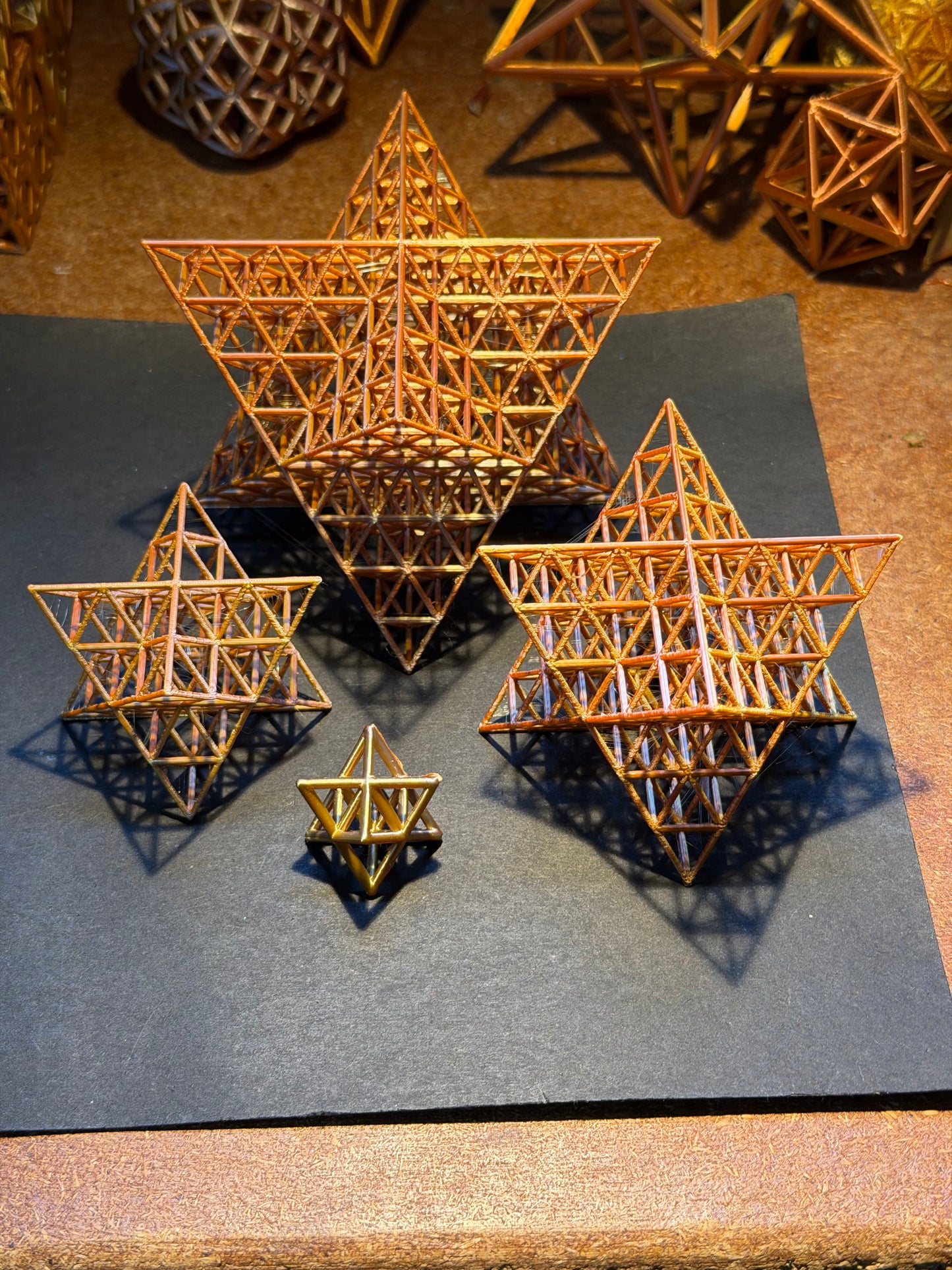 Merkaba collection 2  at 1.3cm scale