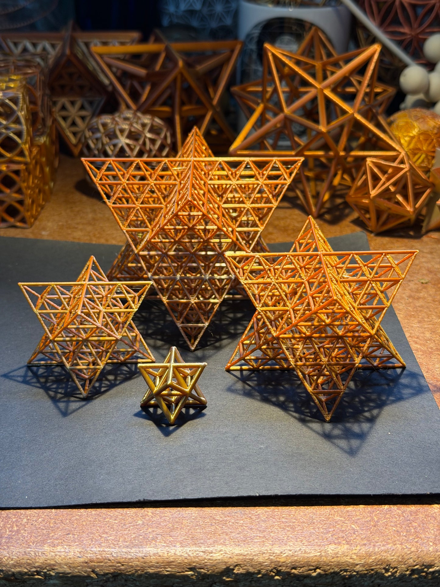 Merkaba collection 2  at 1.3cm scale