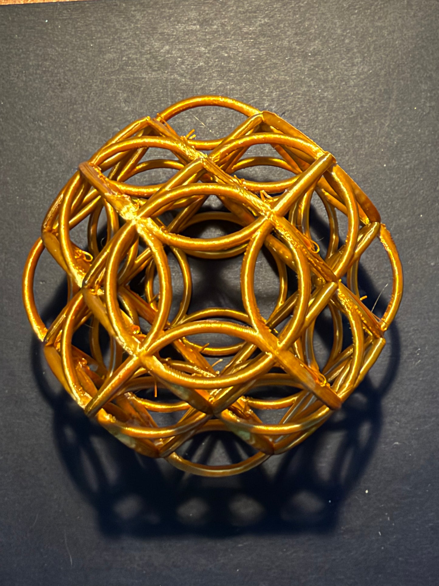 Interlocking Flower of Life Sphere – Sacred Geometry Sculpture