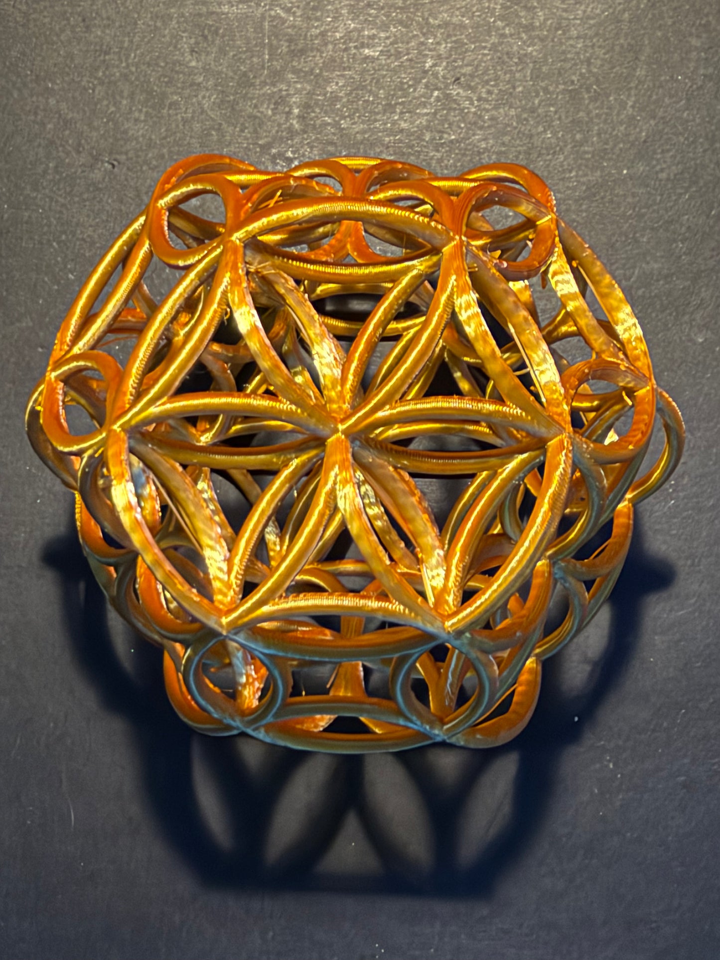 Interlocking Flower of Life Sphere – Sacred Geometry Sculpture