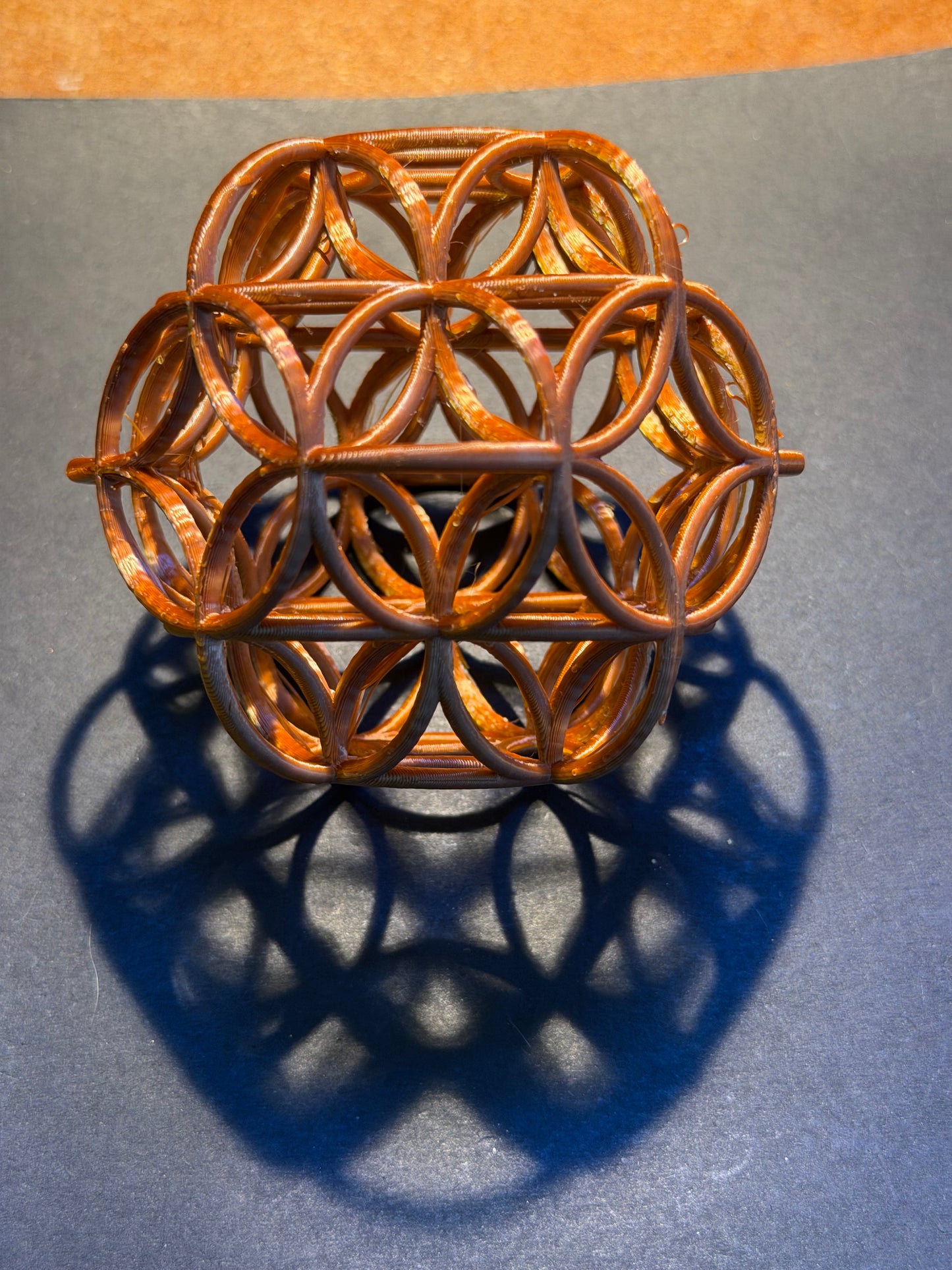 Interlocking Flower of Life Sphere – Sacred Geometry Sculpture