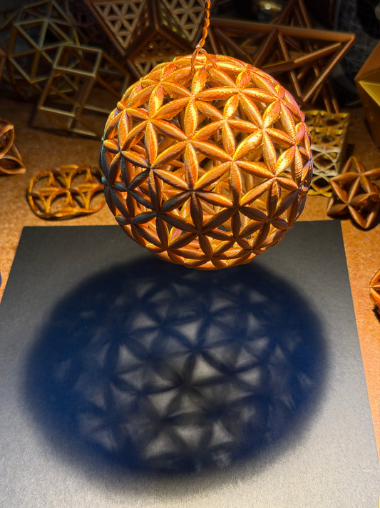 A sphere of sacred geometry