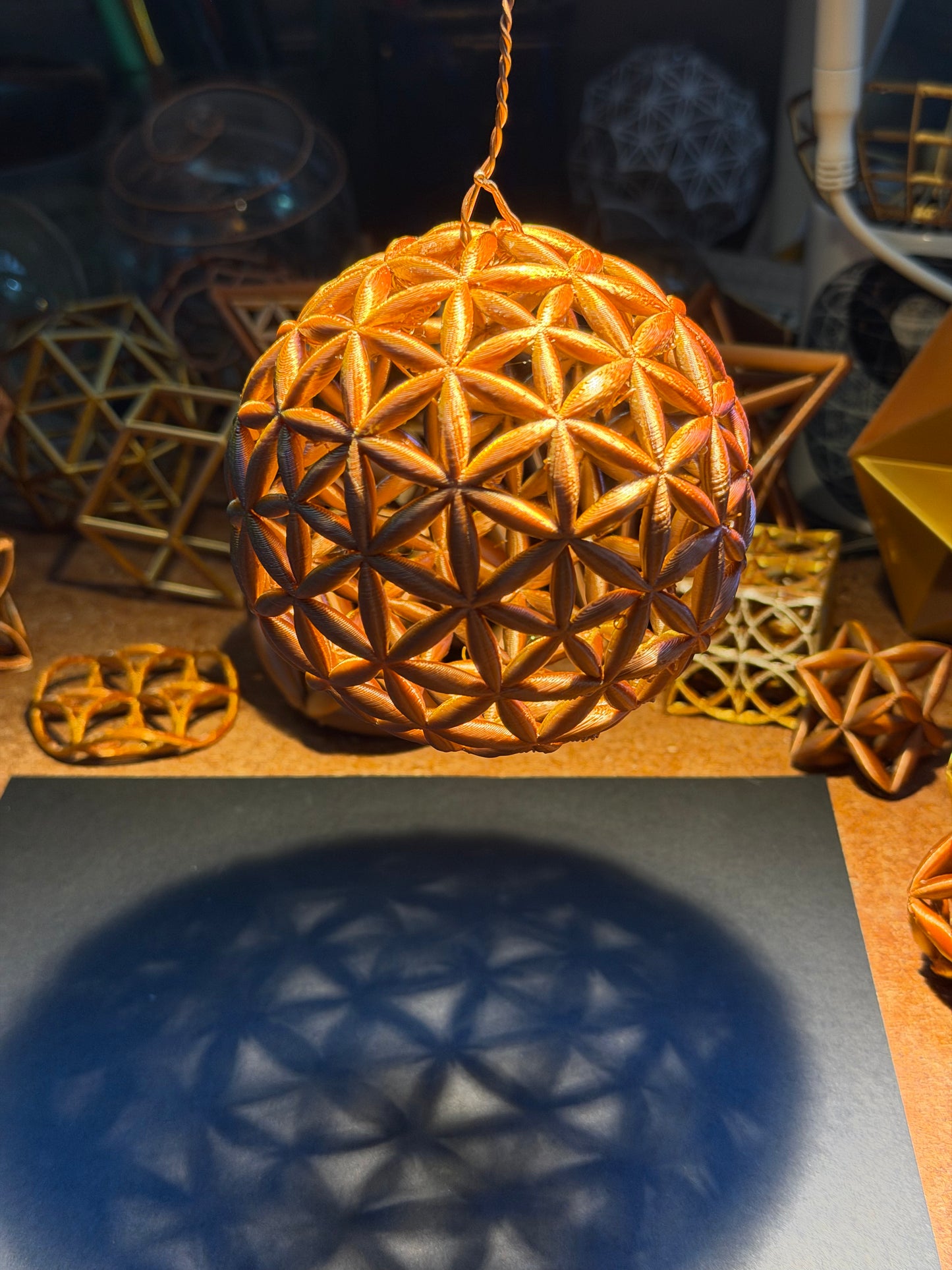 A sphere of sacred geometry