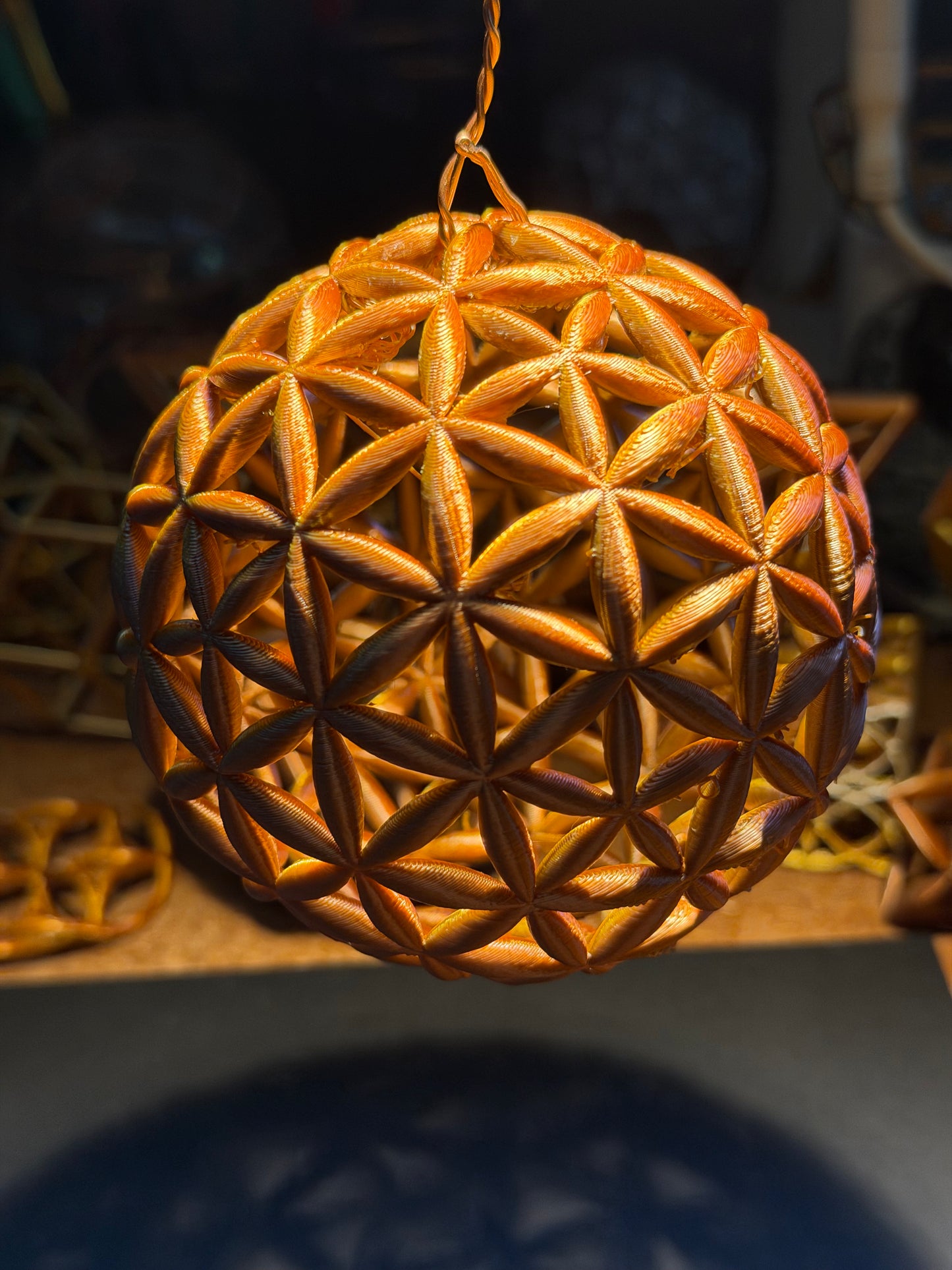 A sphere of sacred geometry