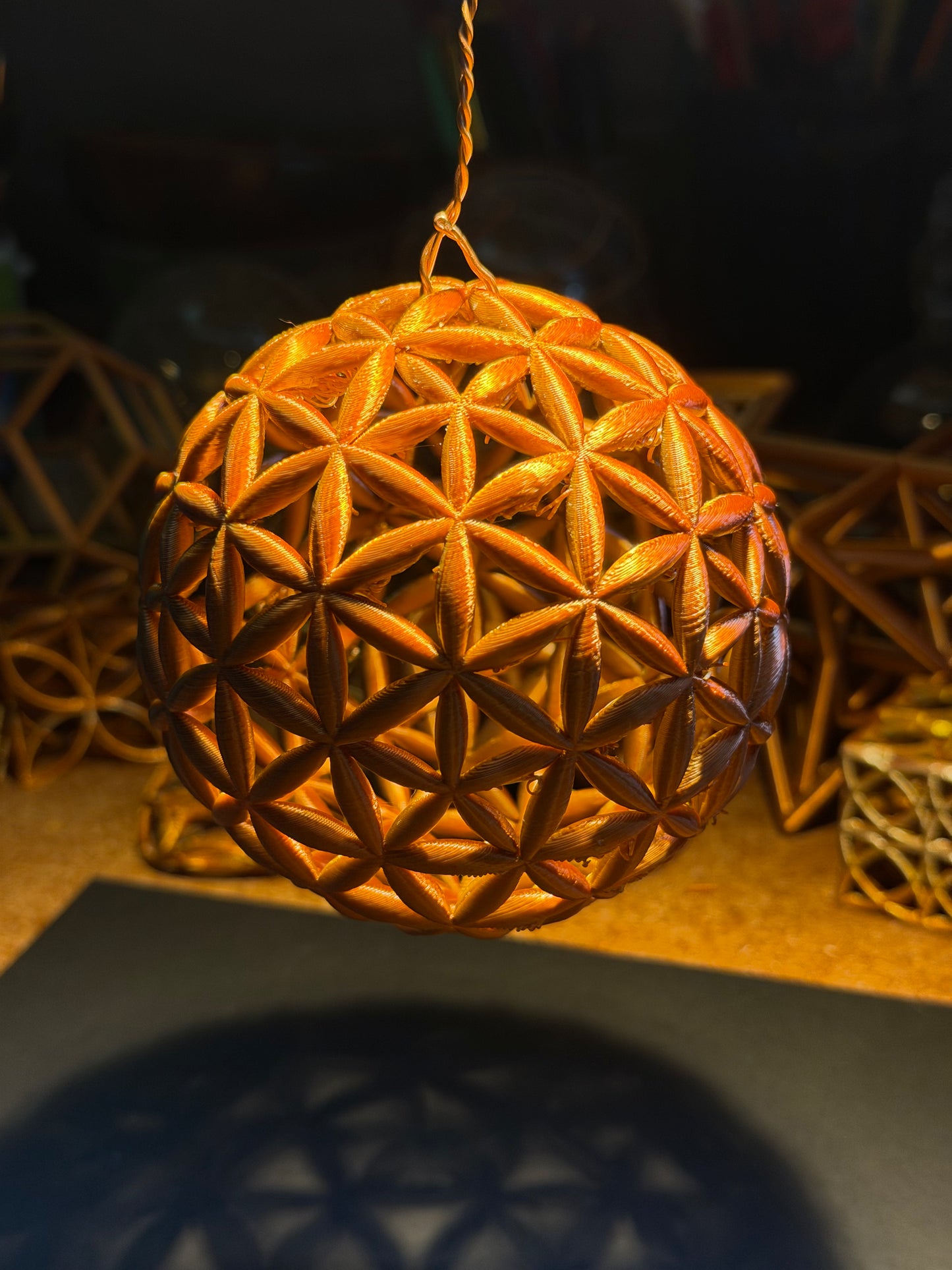 A sphere of sacred geometry
