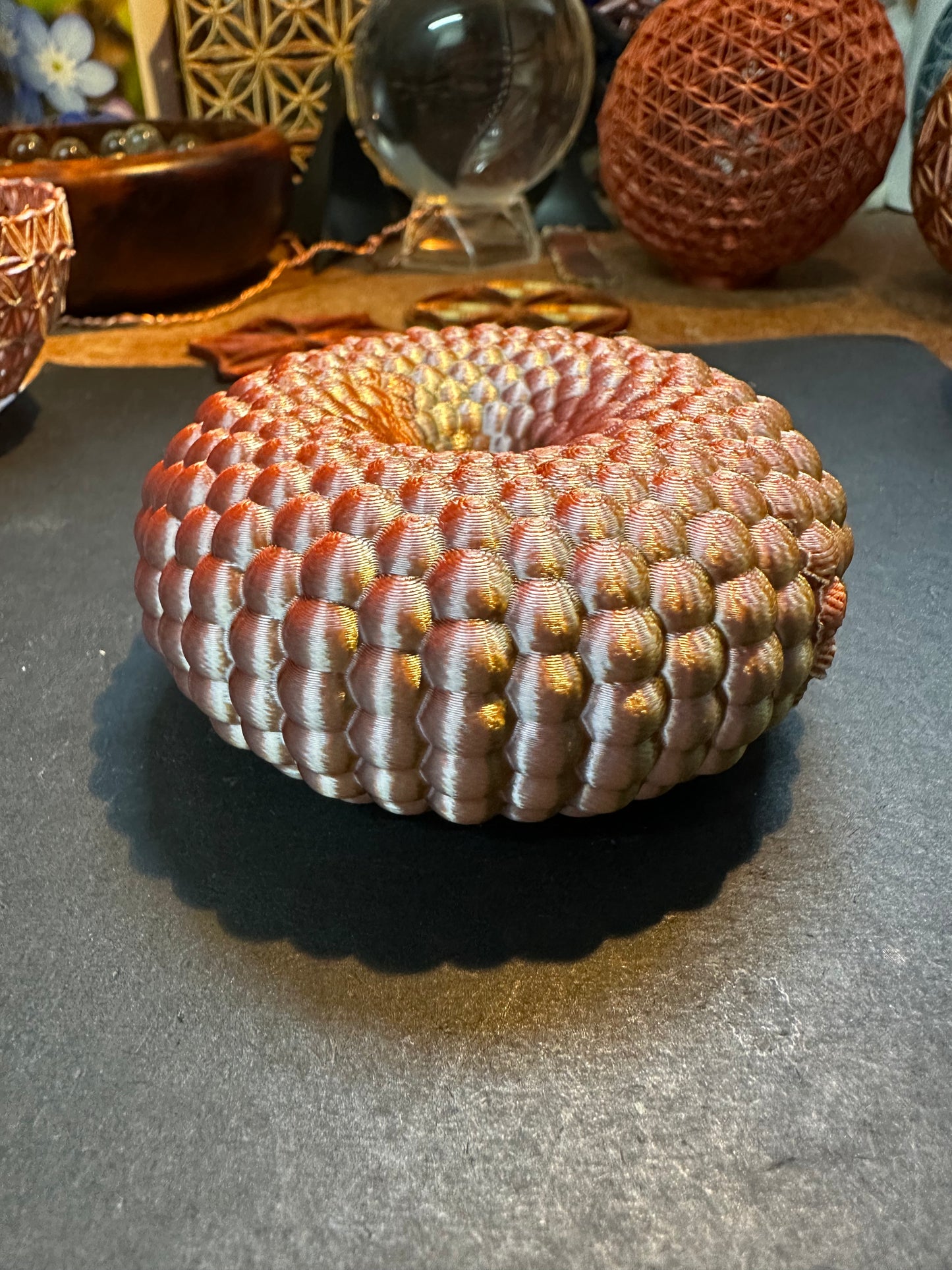 Textured Torus Sculpture – The Flow of Infinite Energy