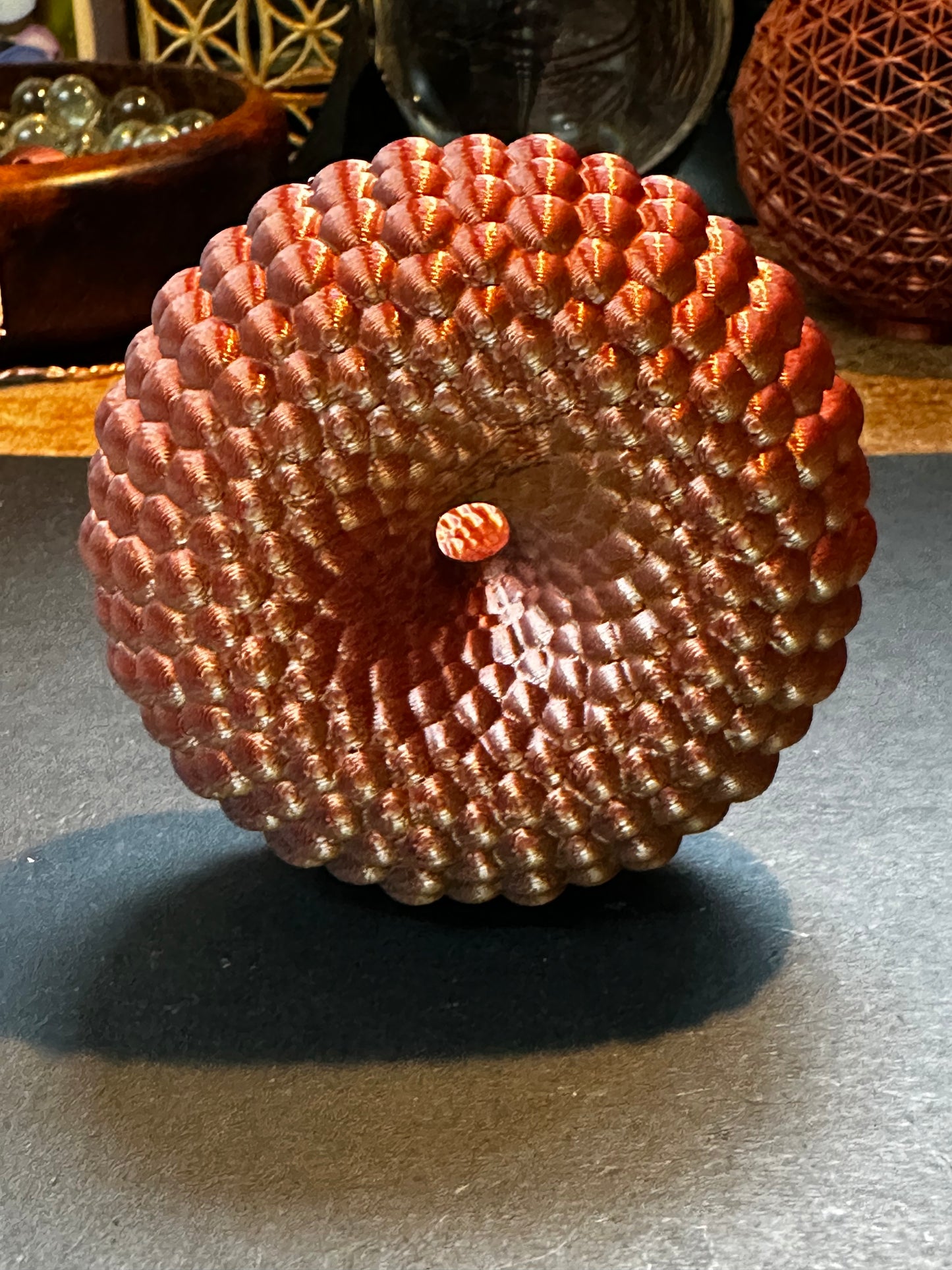 Textured Torus Sculpture – The Flow of Infinite Energy