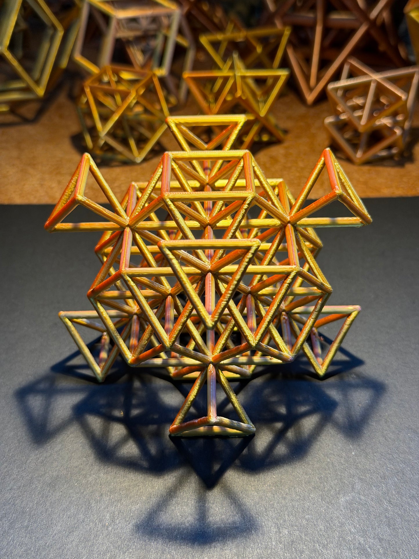 Tetrahedral Rotations Order 2 x8 Merkaba arrangement