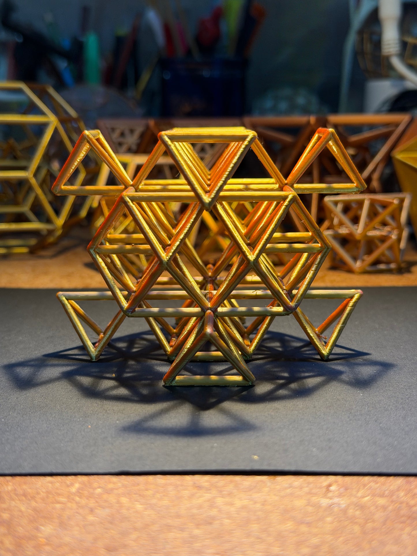 Tetrahedral Rotations Order 2 x8 Merkaba arrangement
