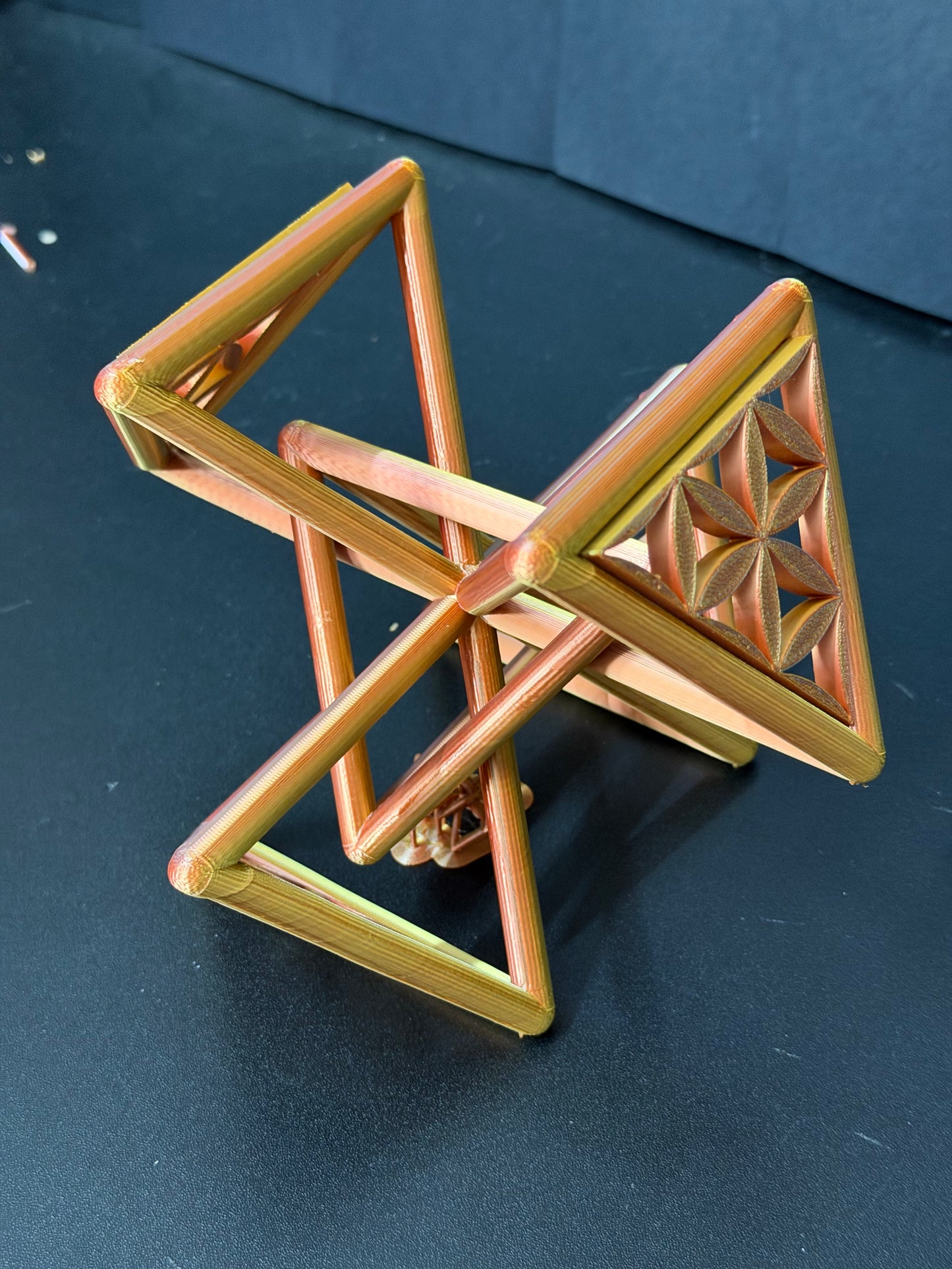 Special Edition: The Infused 4 plus 1 Tetrahedrons (97mm) - Nature of Flowers