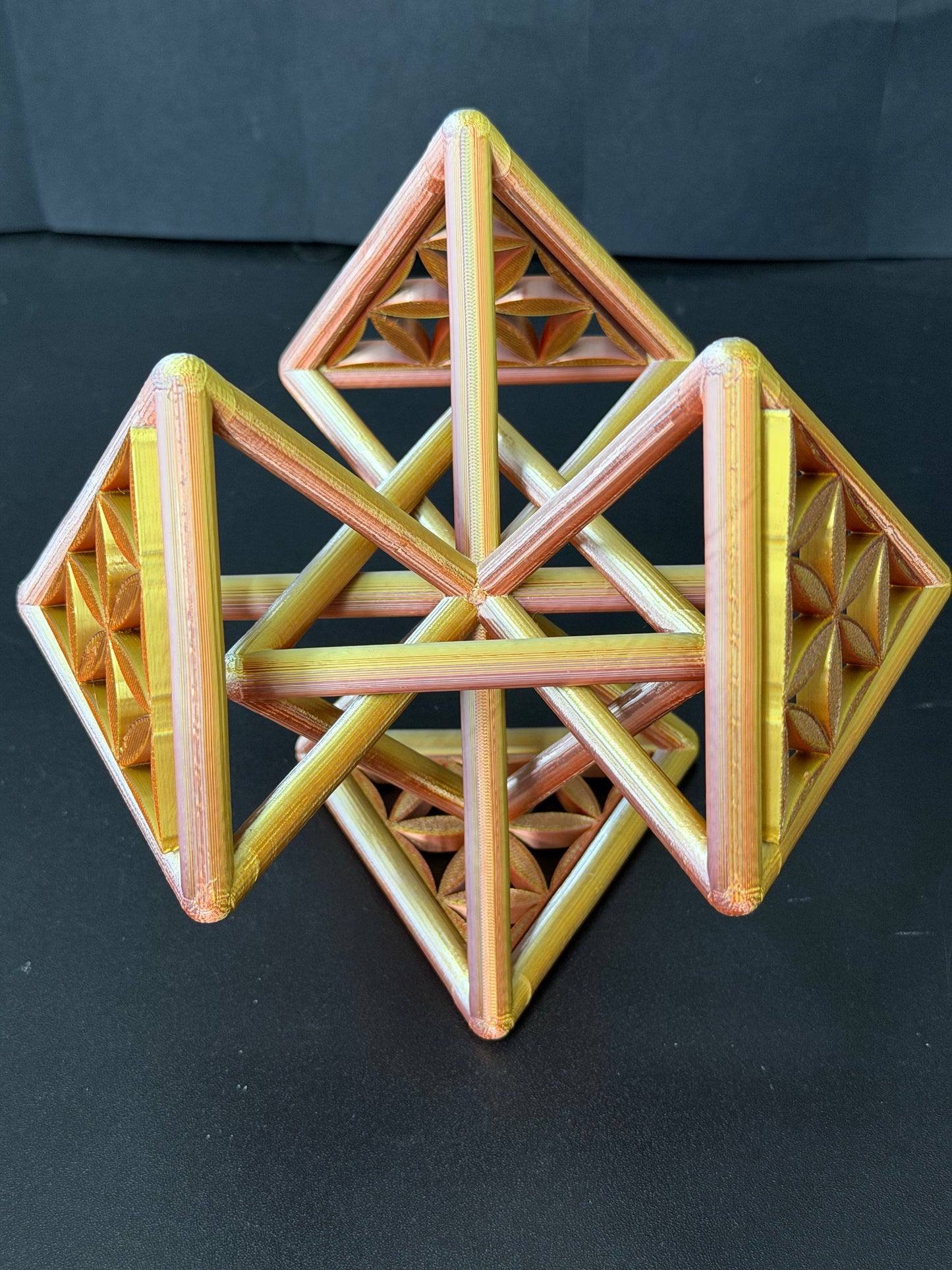 Special Edition: The Infused 4 plus 1 Tetrahedrons (97mm) - Nature of Flowers