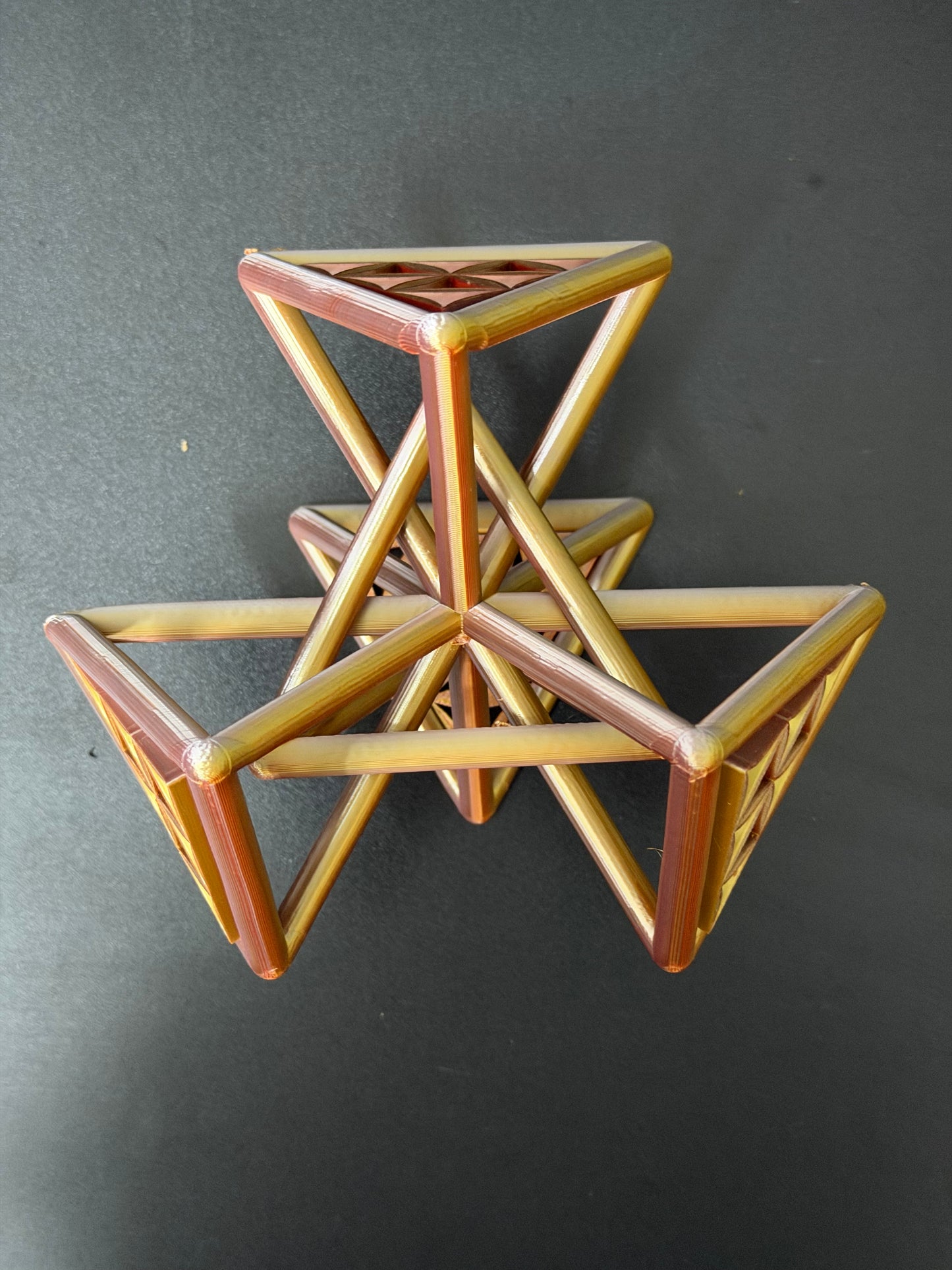 Special Edition: The Infused 4 plus 1 Tetrahedrons (97mm) - Nature of Flowers