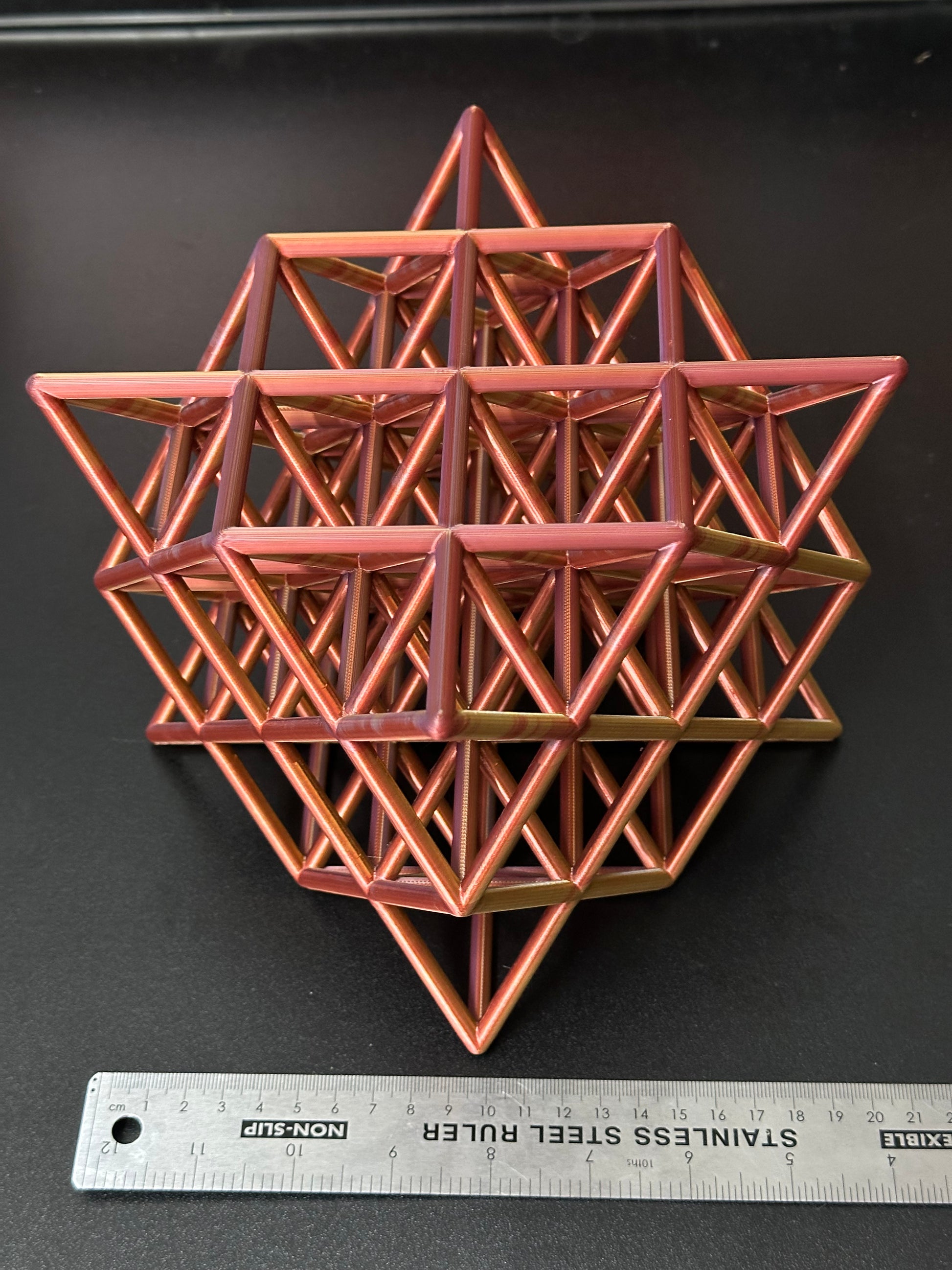 64 Star Tetrahedron, Large 150mm Edition - Sacred Geometry of Energy, Manifestation & Universal Structure - Nature of Flowers