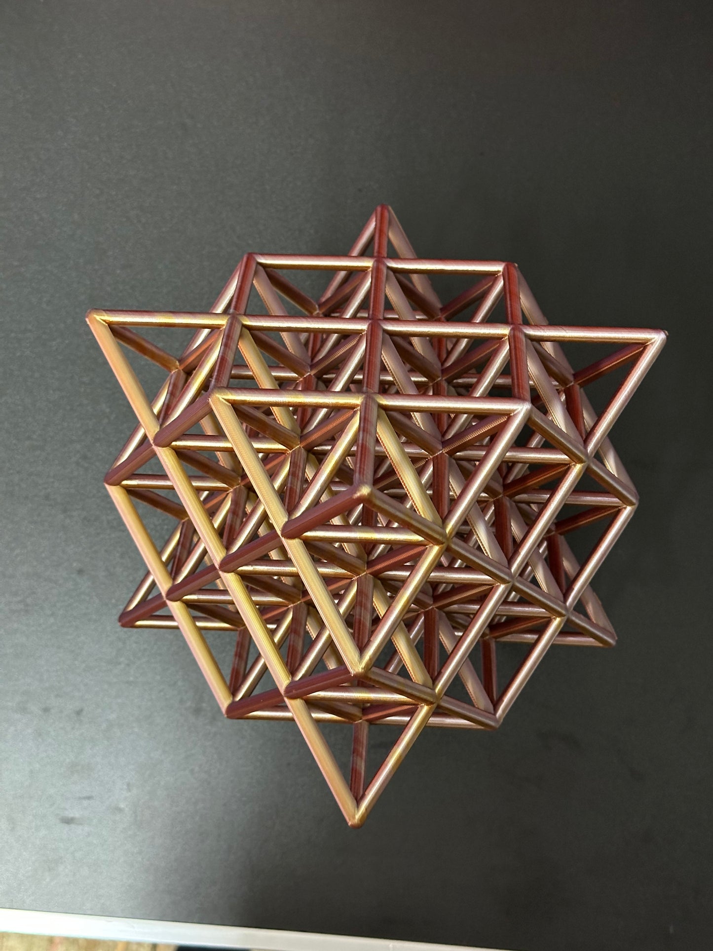 64 Star Tetrahedron, Large 150mm Edition - Sacred Geometry of Energy, Manifestation & Universal Structure - Nature of Flowers