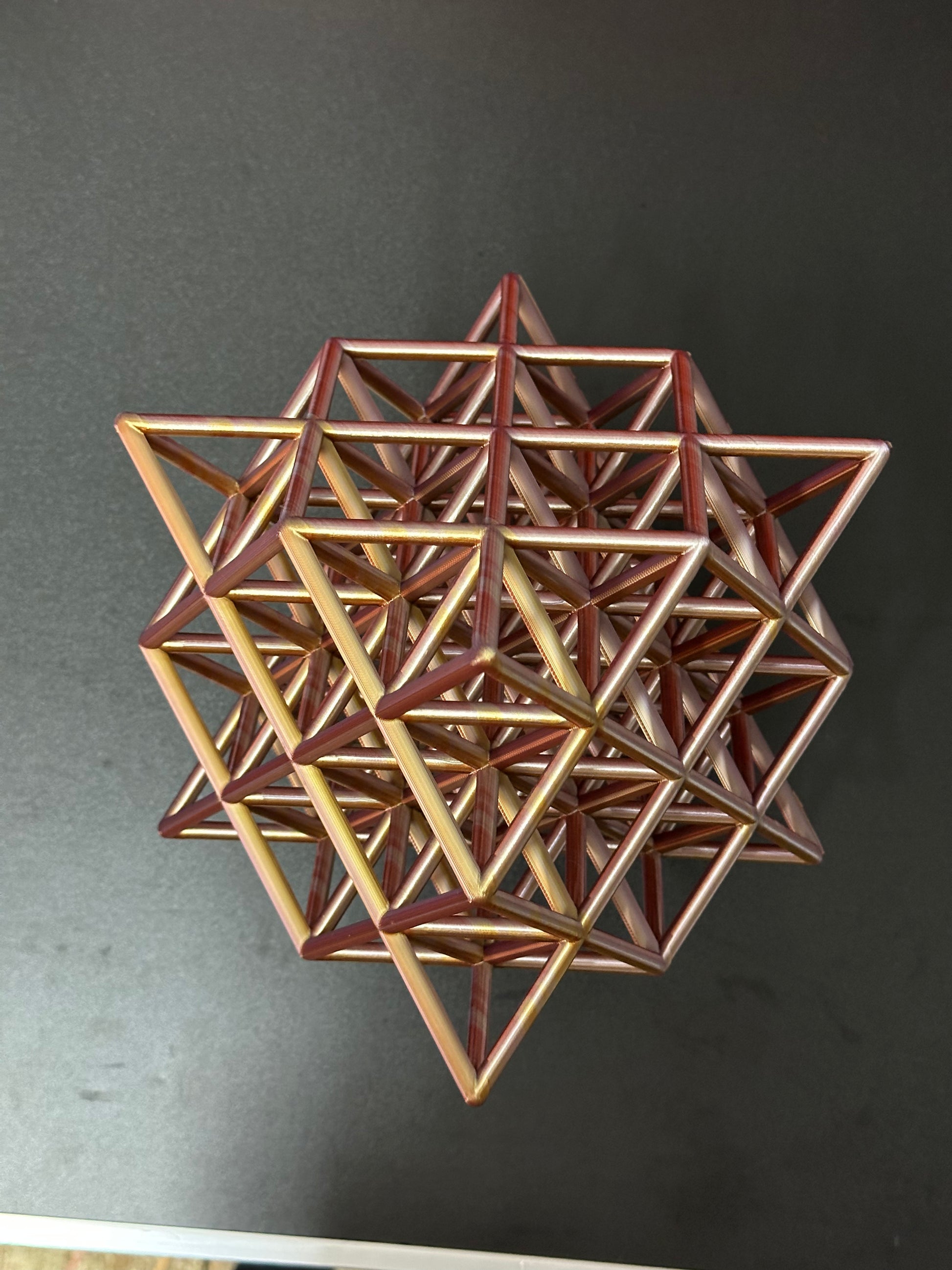 64 Star Tetrahedron, Large 150mm Edition - Sacred Geometry of Energy, Manifestation & Universal Structure - Nature of Flowers