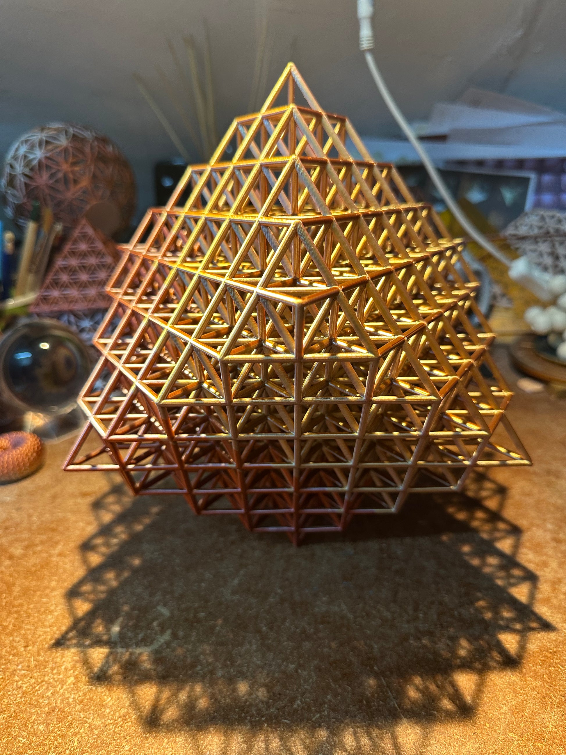 512 Star Tetrahedron – Large 152 mm Edition Advanced Sacred Geometry of Creation, Expansion & Infinite Energy - Nature of Flowers