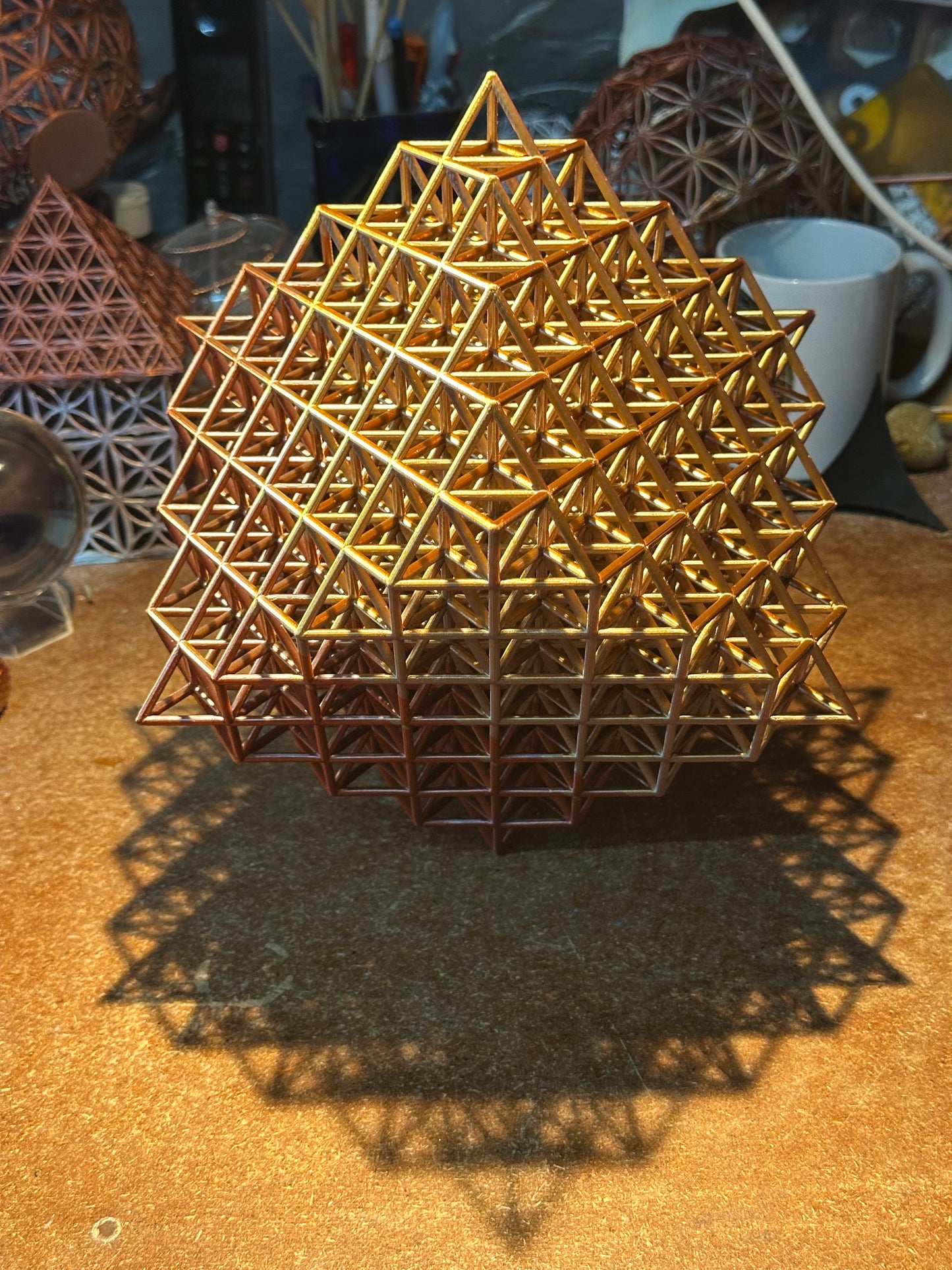 512 Star Tetrahedron – Large 152 mm Edition Advanced Sacred Geometry of Creation, Expansion & Infinite Energy - Nature of Flowers