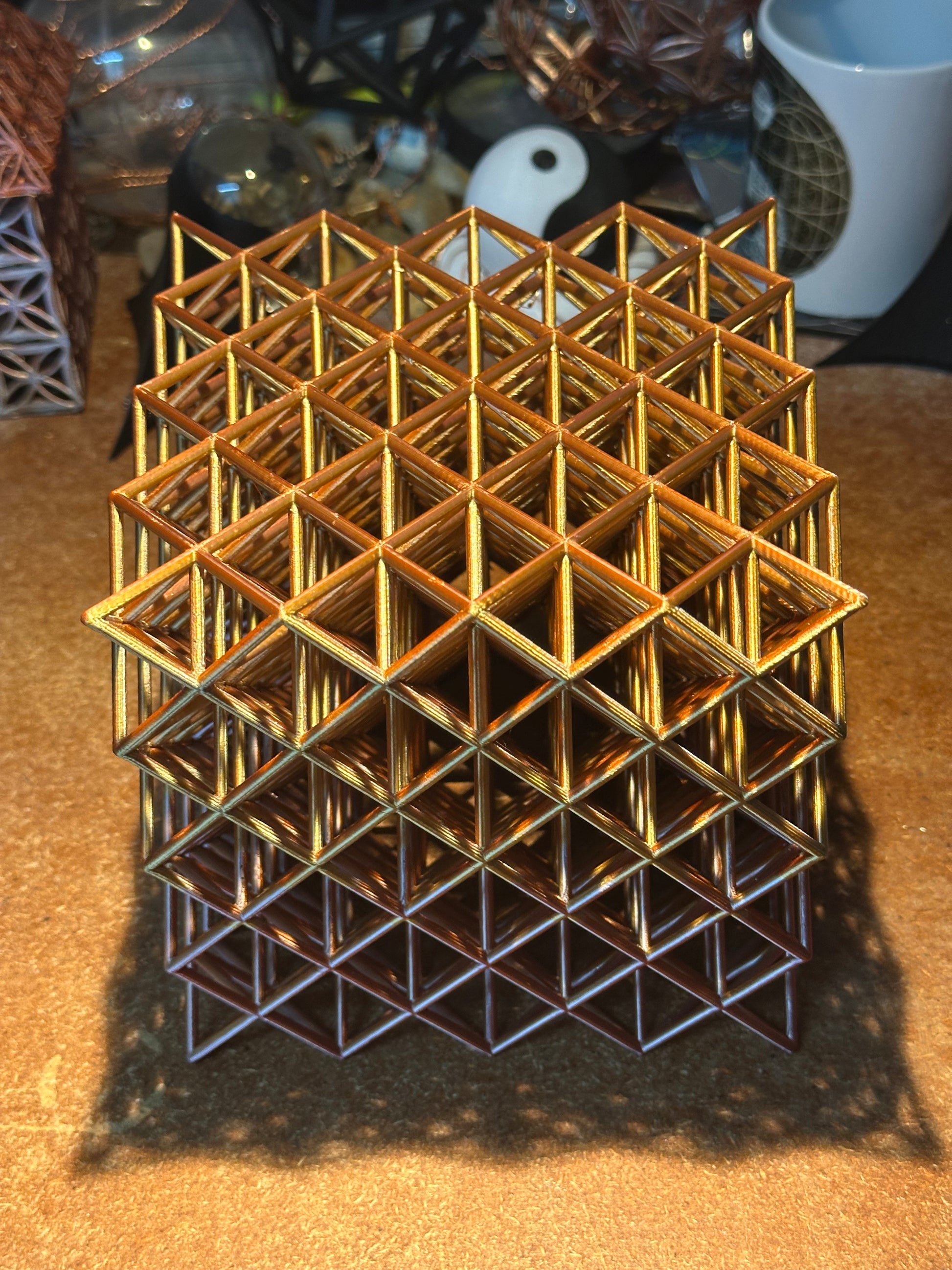 512 Star Tetrahedron – Large 152 mm Edition Advanced Sacred Geometry of Creation, Expansion & Infinite Energy - Nature of Flowers