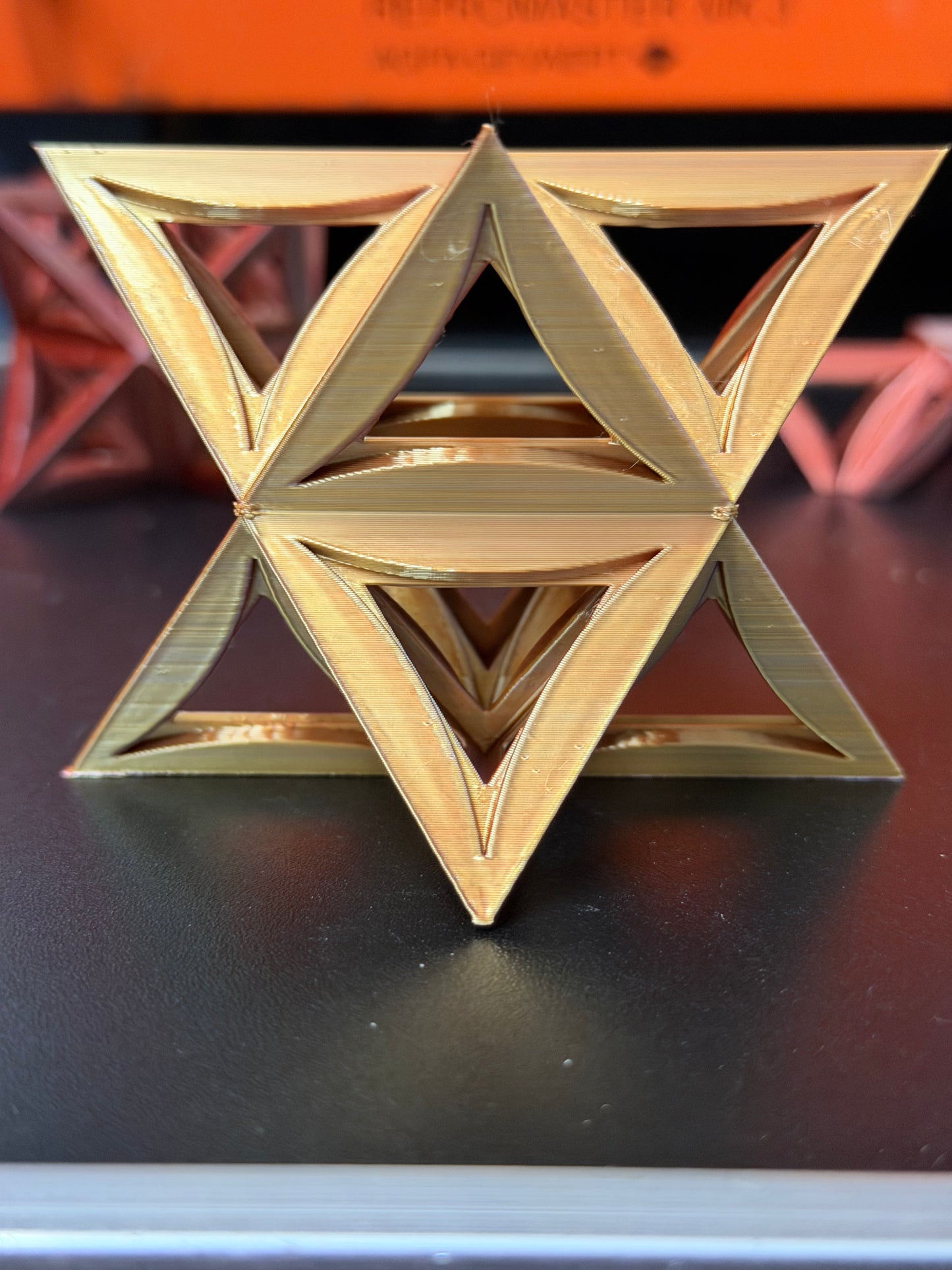 Open-Frame Star Tetrahedron (Merkaba) – Sacred Geometry Sculpture - Nature of Flowers