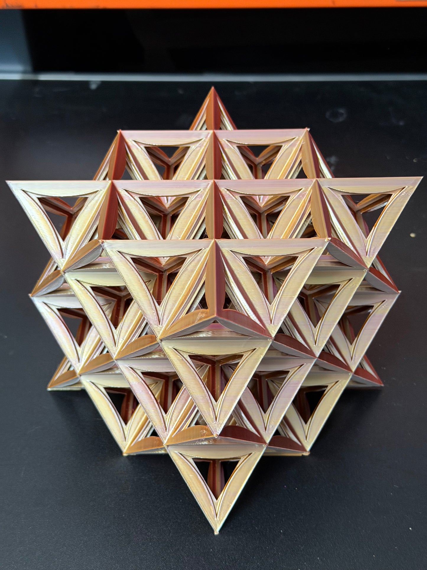 64 Star Tetrahedron – Open-Frame Sacred Geometry Structure - Nature of Flowers