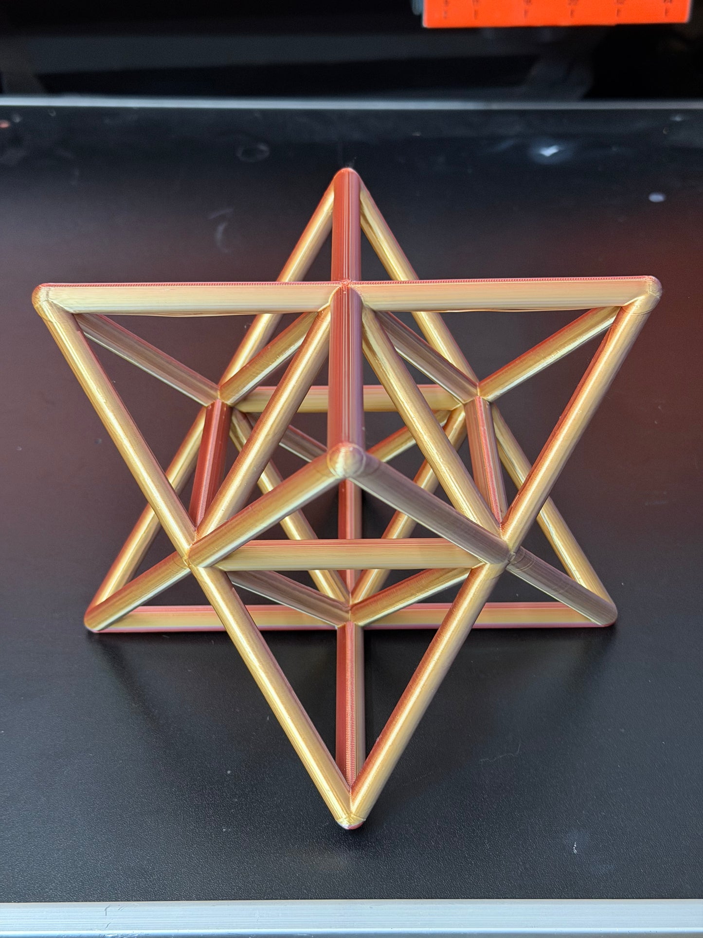 Merkaba Star Tetrahedron: 3D Sacred Geometry Sculpture - Large Edition 190mm - Nature of Flowers
