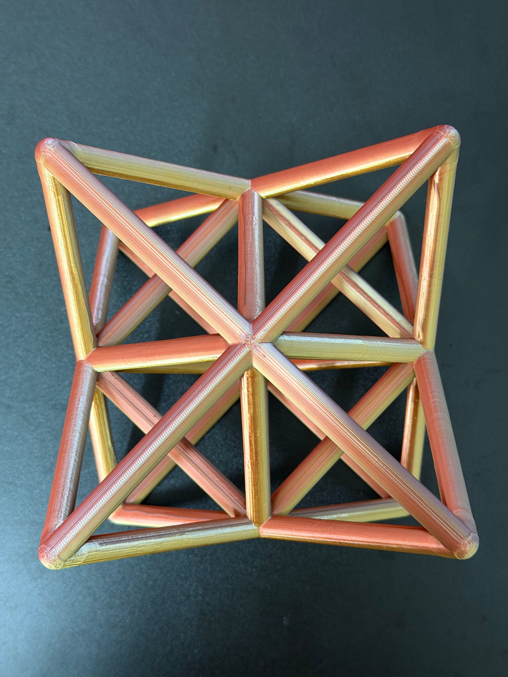 Merkaba Star Tetrahedron: 3D Sacred Geometry Sculpture - Large Edition 190mm - Nature of Flowers