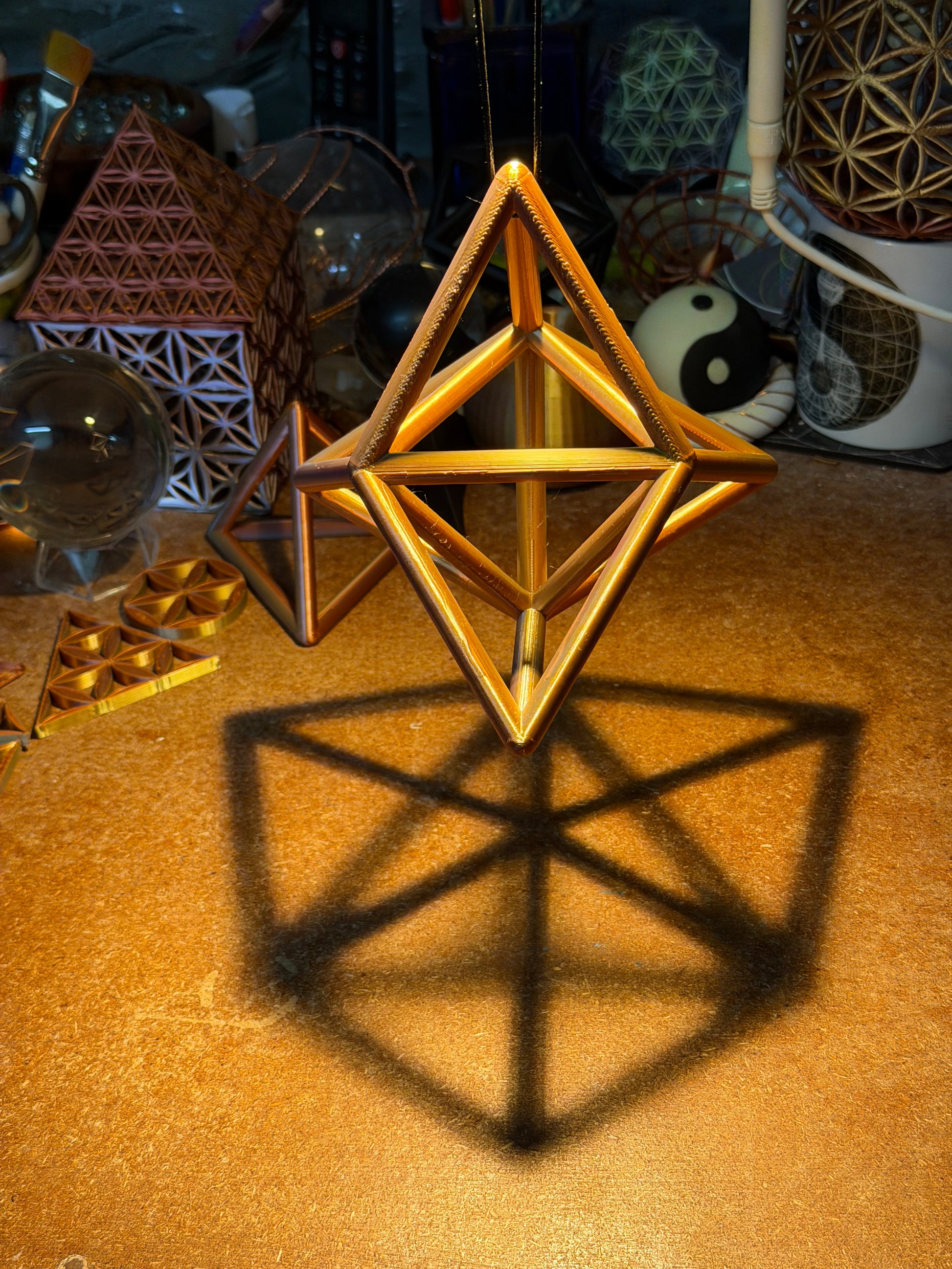 The Stellated Tetrahedron: Fivefold Geometric Harmony - Nature of Flowers