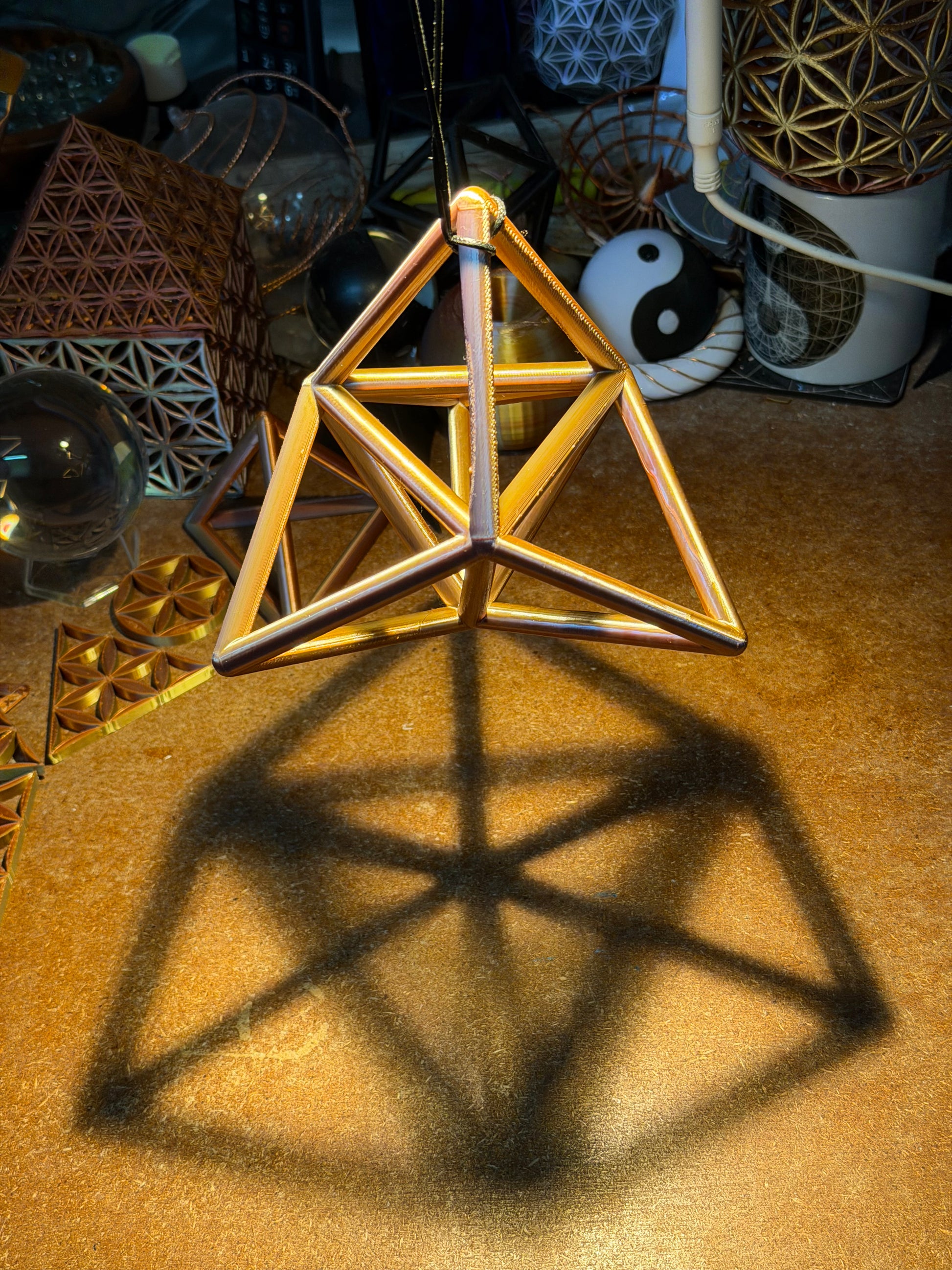 The Stellated Tetrahedron: Fivefold Geometric Harmony - Nature of Flowers