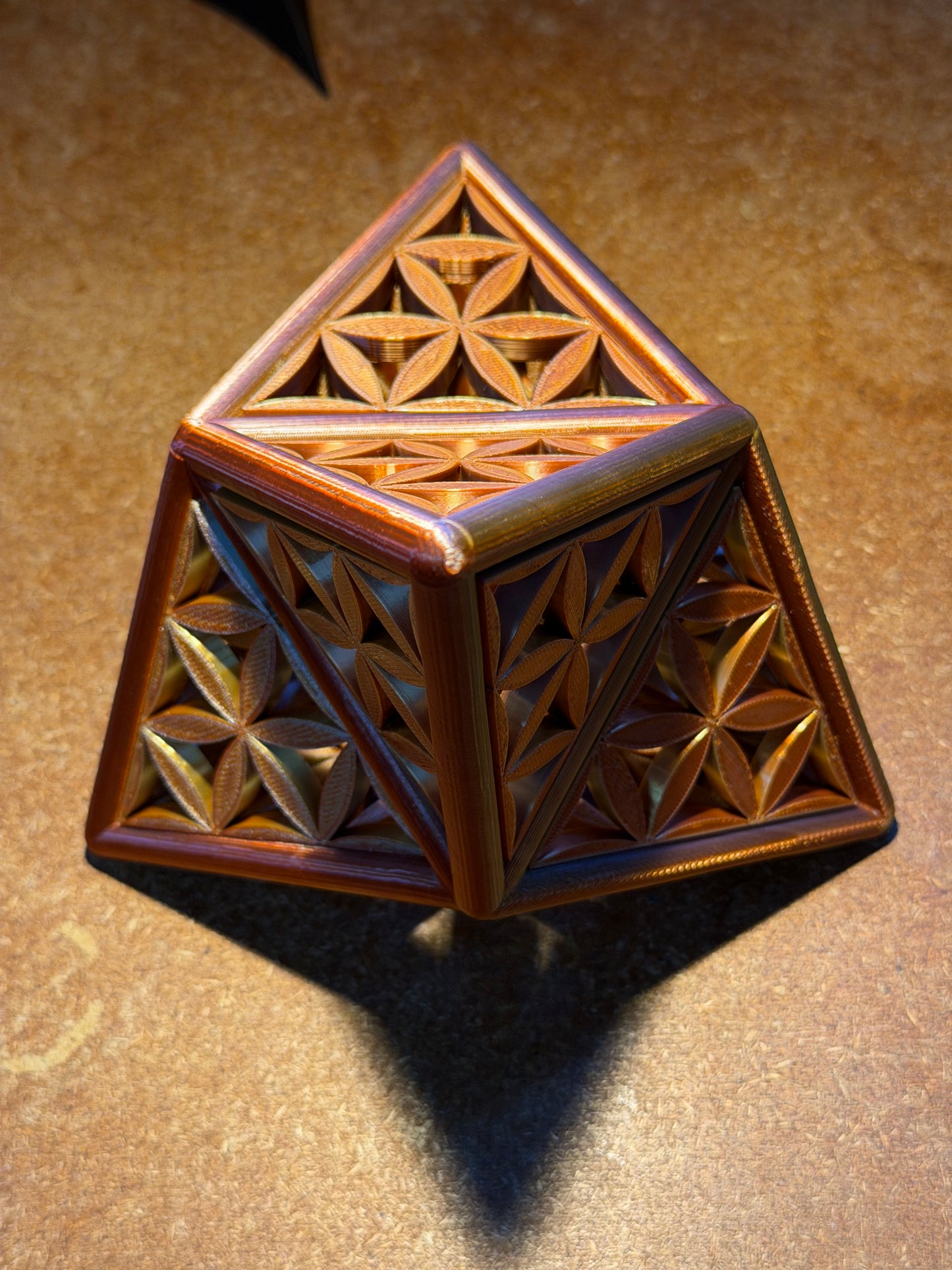 Special Edition: The Infused Stellated Tetrahedron. Large 150mm - Nature of Flowers